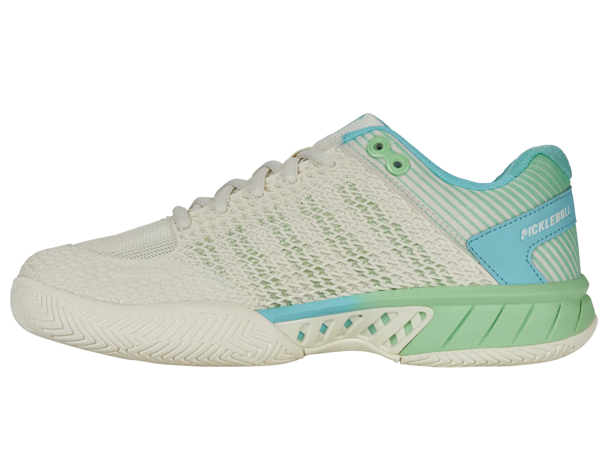 K.SWISS 97292-258-W | EXPRESS LIGHT PICKLEBALL-WIDE | EGRET/PATINA GREEN