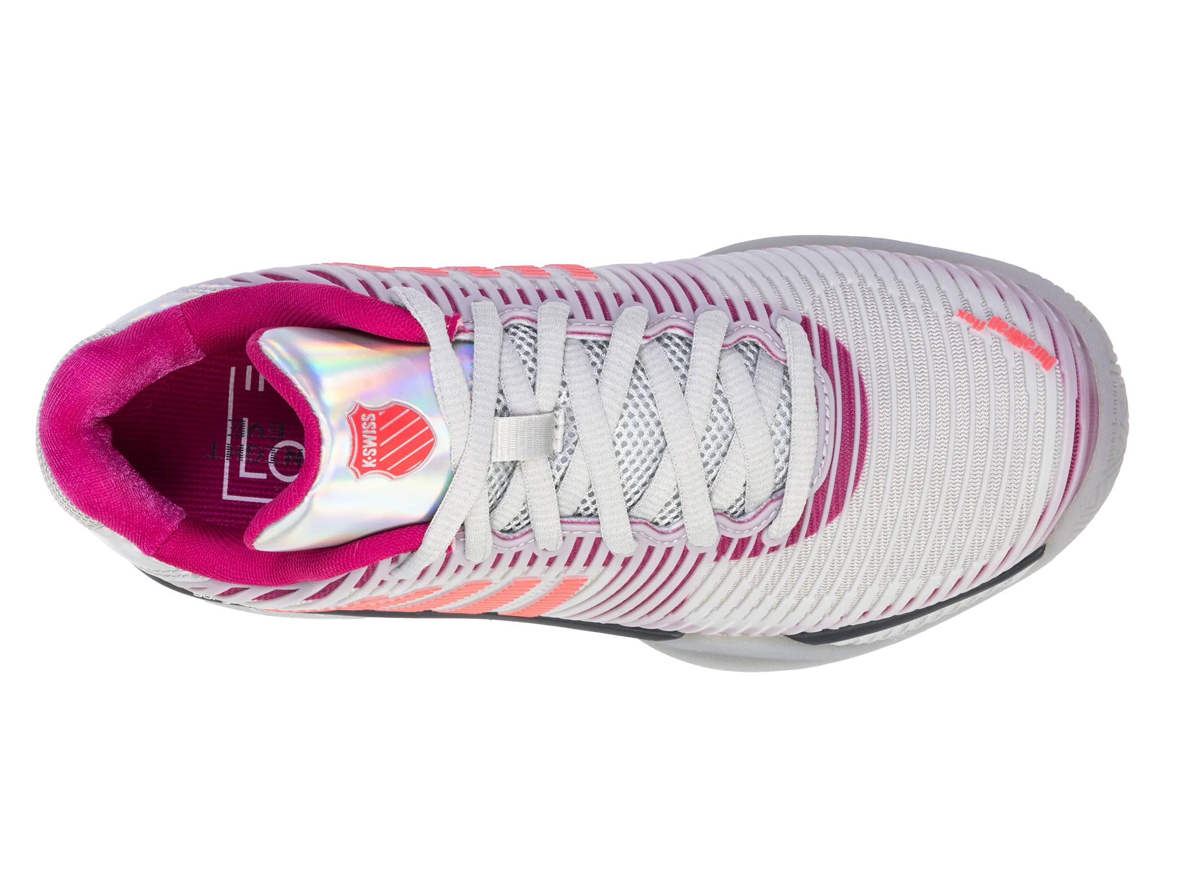 K.SWISS 97382-093-M | HYPERCOURT EXPRESS 2  LUCKY IN LOVE | SILVER/HARBOUR MIST/DRAGON FRUIT