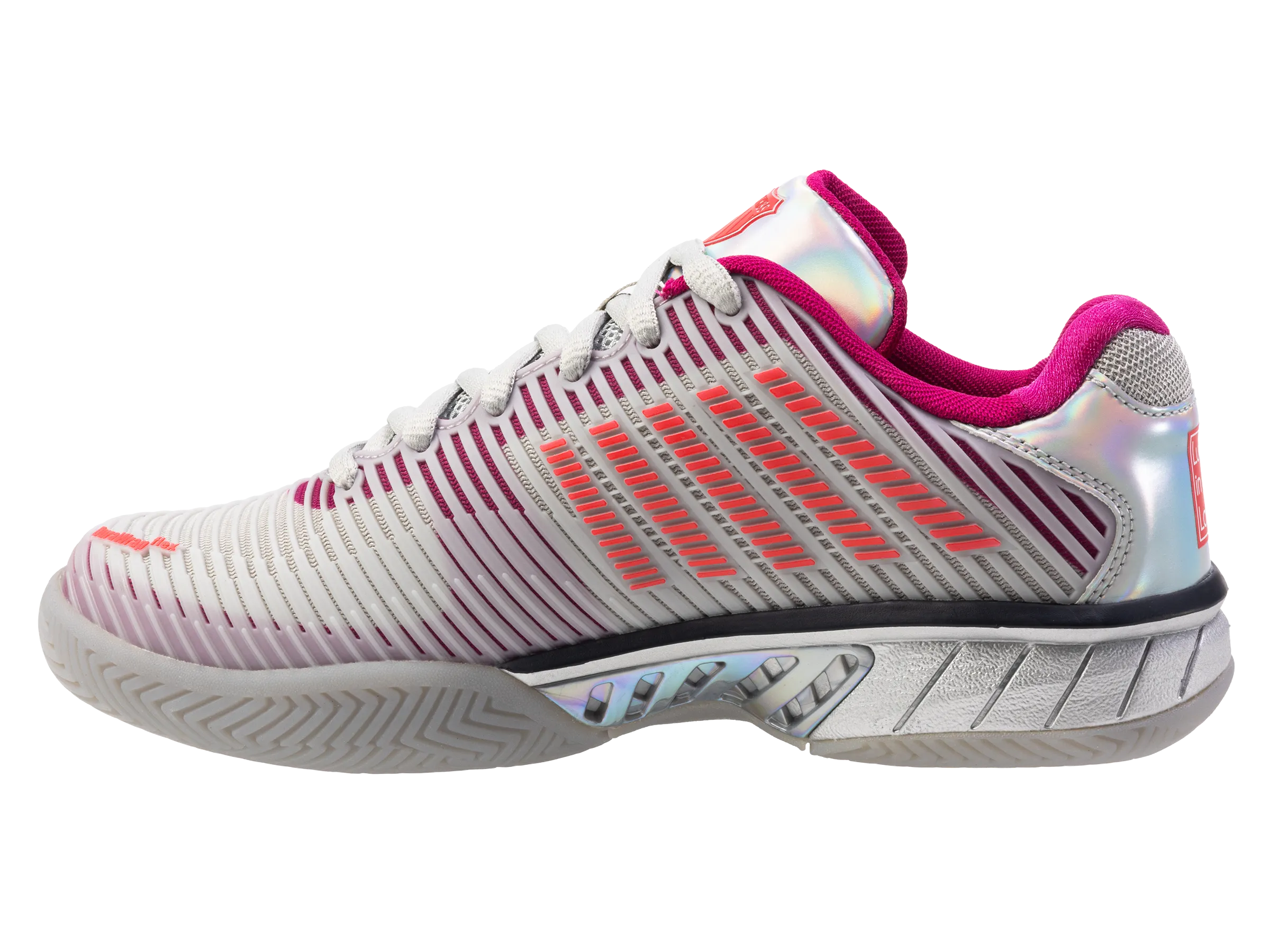 K.SWISS 97382-093-M | HYPERCOURT EXPRESS 2  LUCKY IN LOVE | SILVER/HARBOUR MIST/DRAGON FRUIT