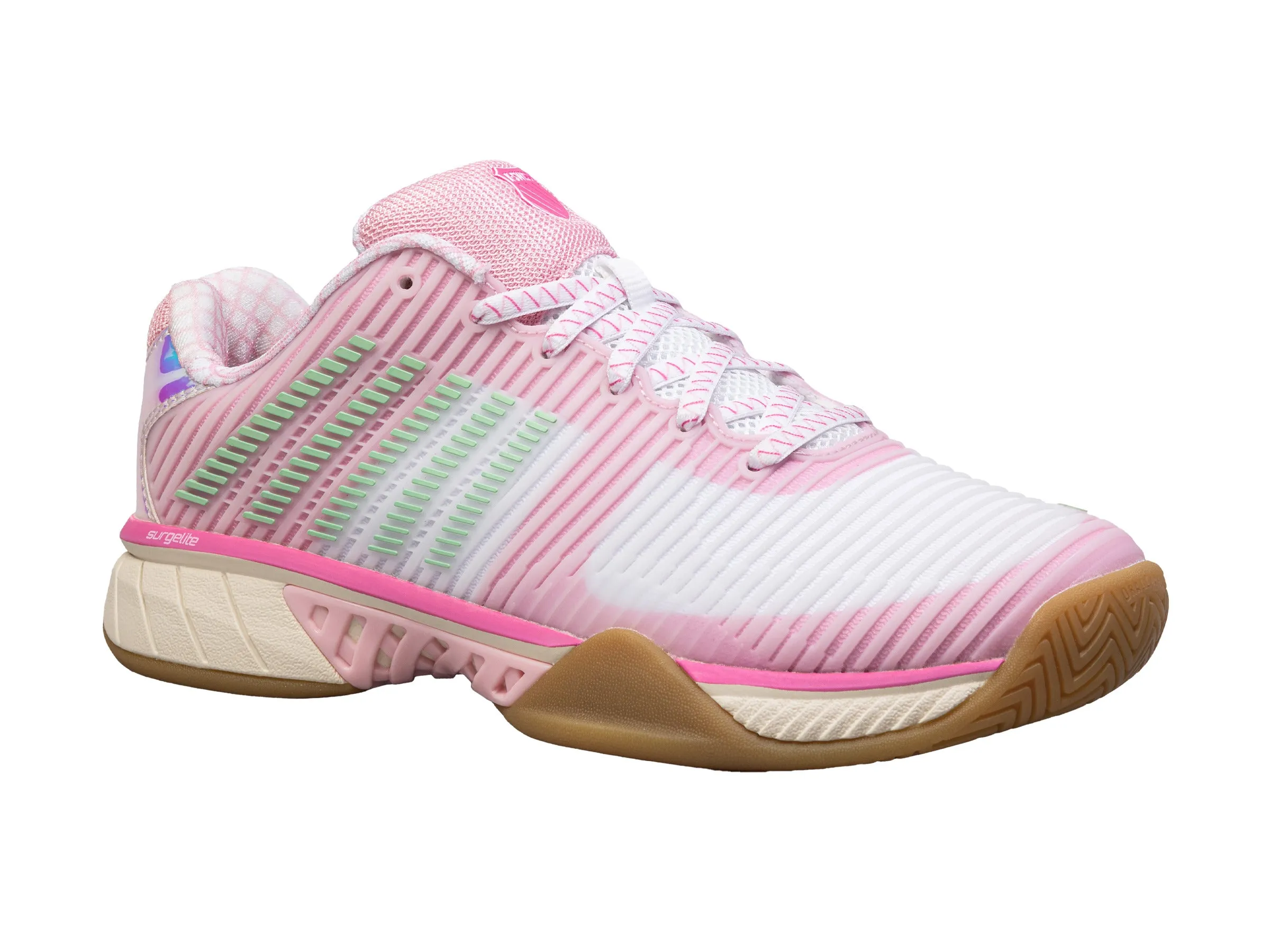 K.SWISS 97382-105-M | HYPERCOURT EXPRESS 2  LUCKY IN LOVE | WHITE/PEONY/BISCAYNE