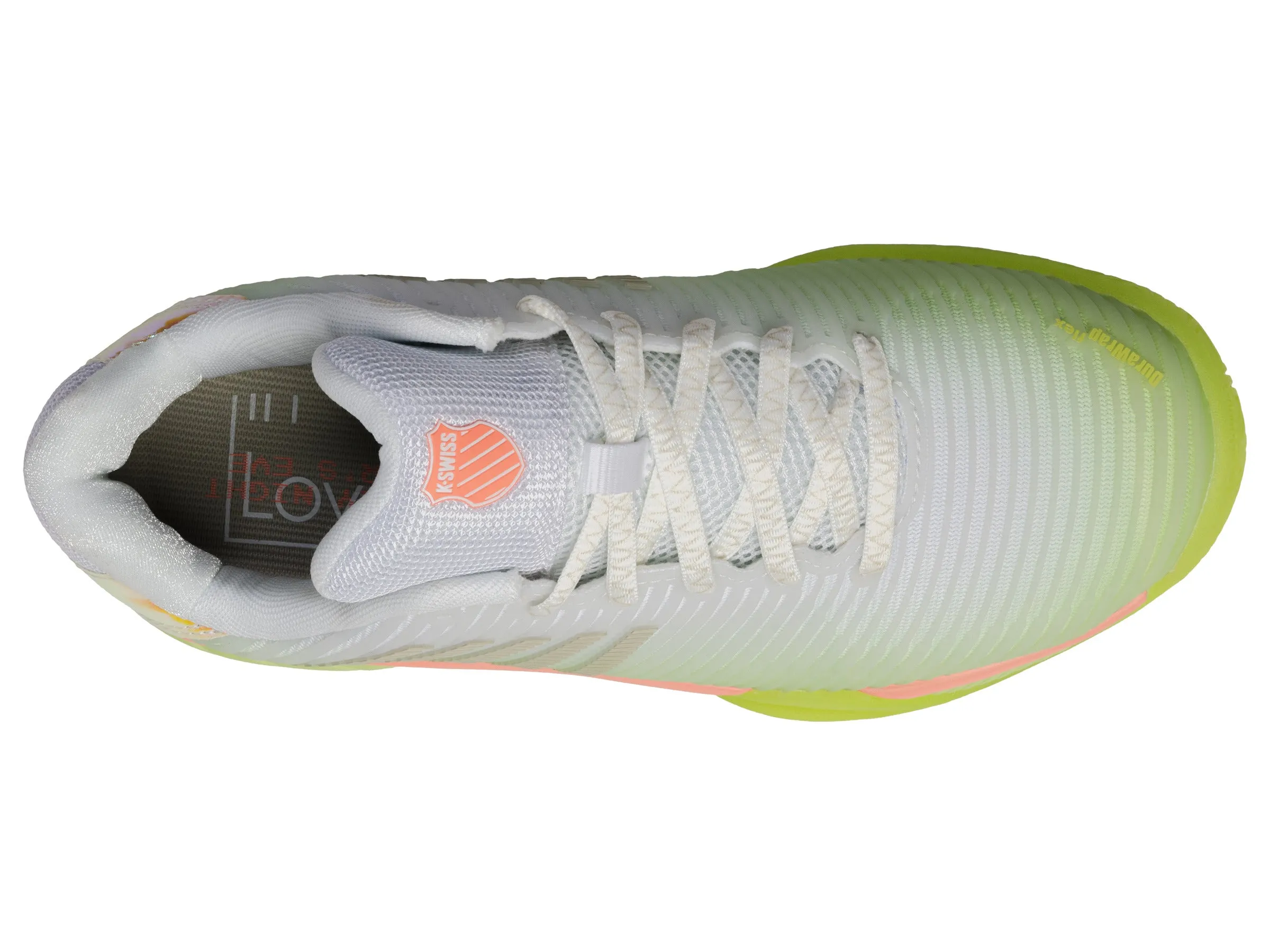 K.SWISS 97382-106-M | HYPERCOURT EXPRESS 2  LUCKY IN LOVE | WHITE/LEMON FROST/BEIGE