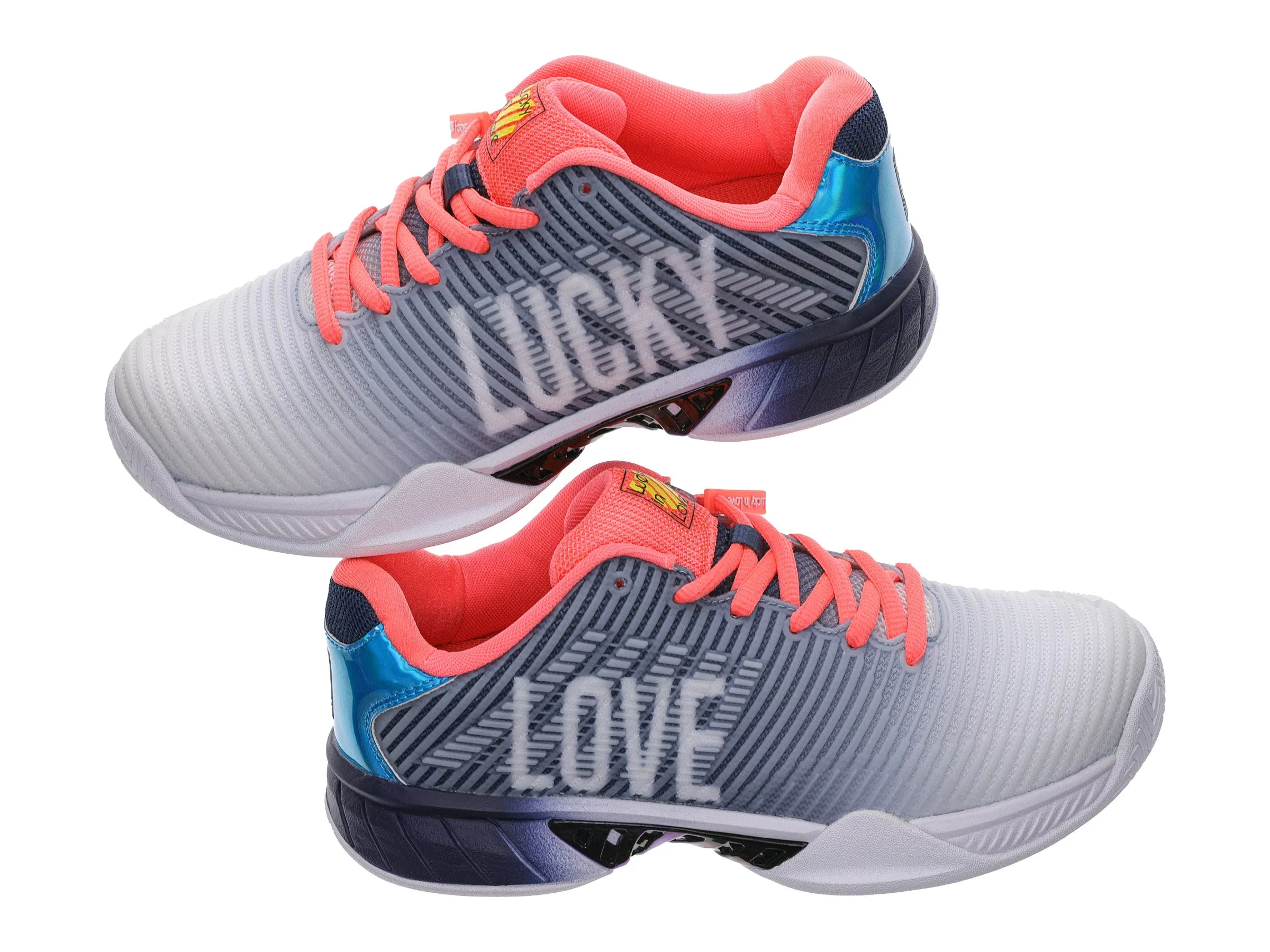 K.SWISS 97382-494-M | HYPERCOURT EXPRESS 2  LUCKY IN LOVE | DARK DENIM/WHITE/CORAL