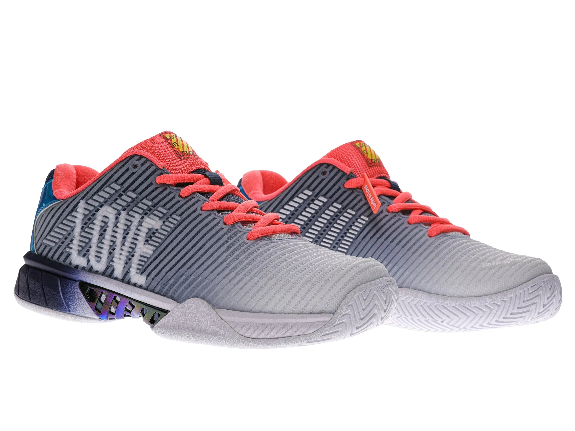 K.SWISS 97382-494-M | HYPERCOURT EXPRESS 2  LUCKY IN LOVE | DARK DENIM/WHITE/CORAL