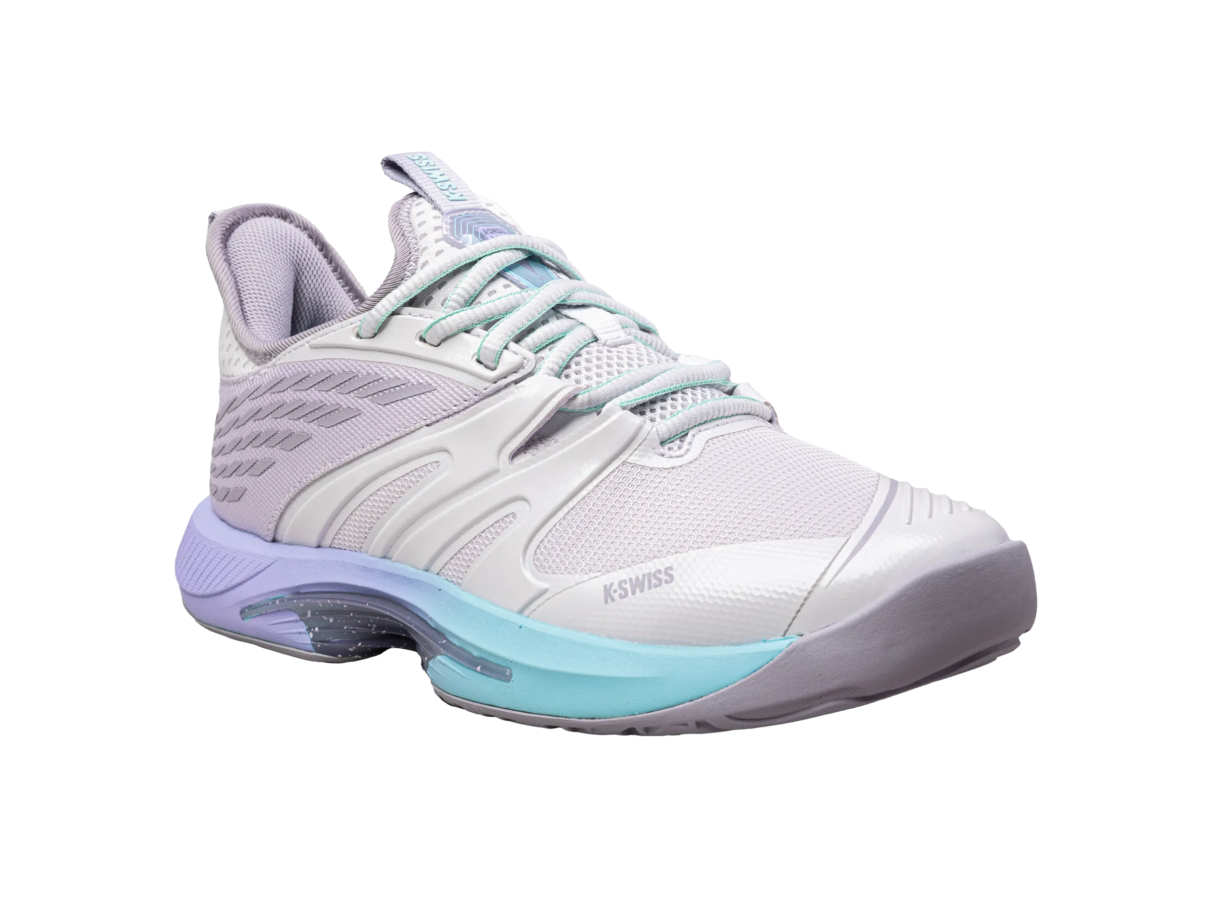 K.SWISS 97392-020-M | SPEEDTRAC | NIMBUS CLOUD/LILAC GRAY/NEON PURPLE