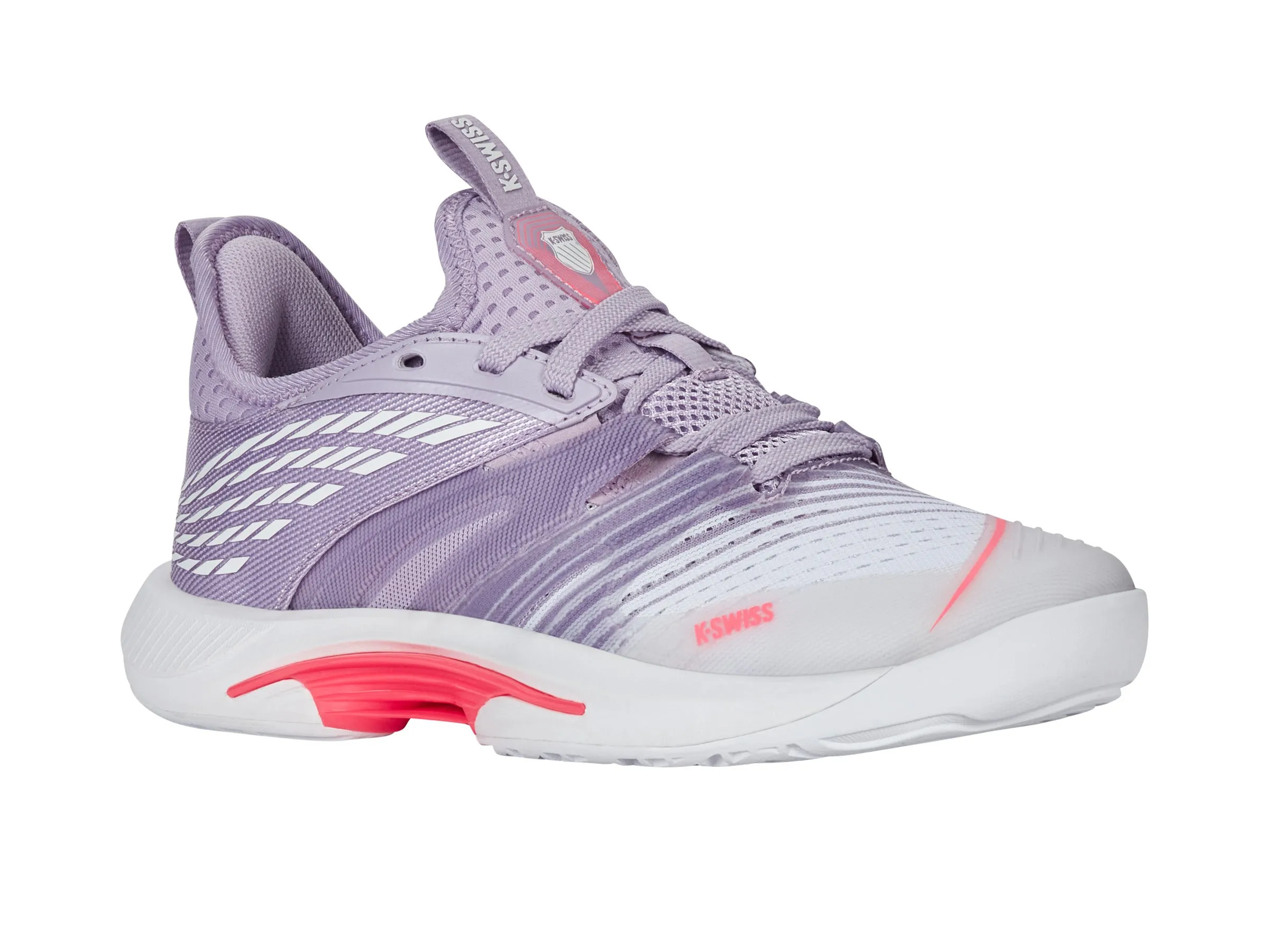 K.SWISS 97392-182-M | SPEEDTRAC | WHITE/ORCHID PETAL/NEON BLAZE