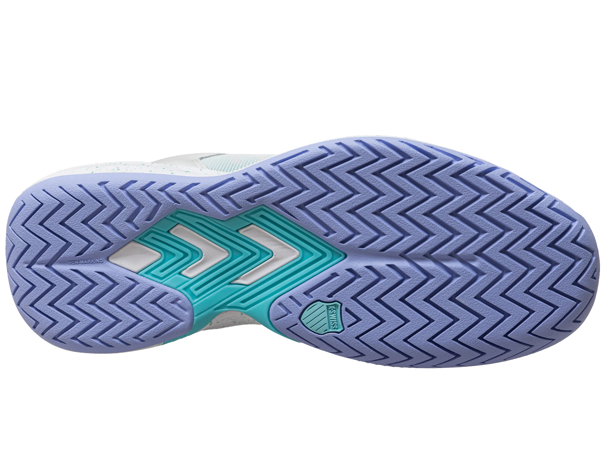 K.SWISS 97395-095-M | ULTRASHOT TEAM | NIMBUS CLOUD/NEON PURPLE/NEON TEAL