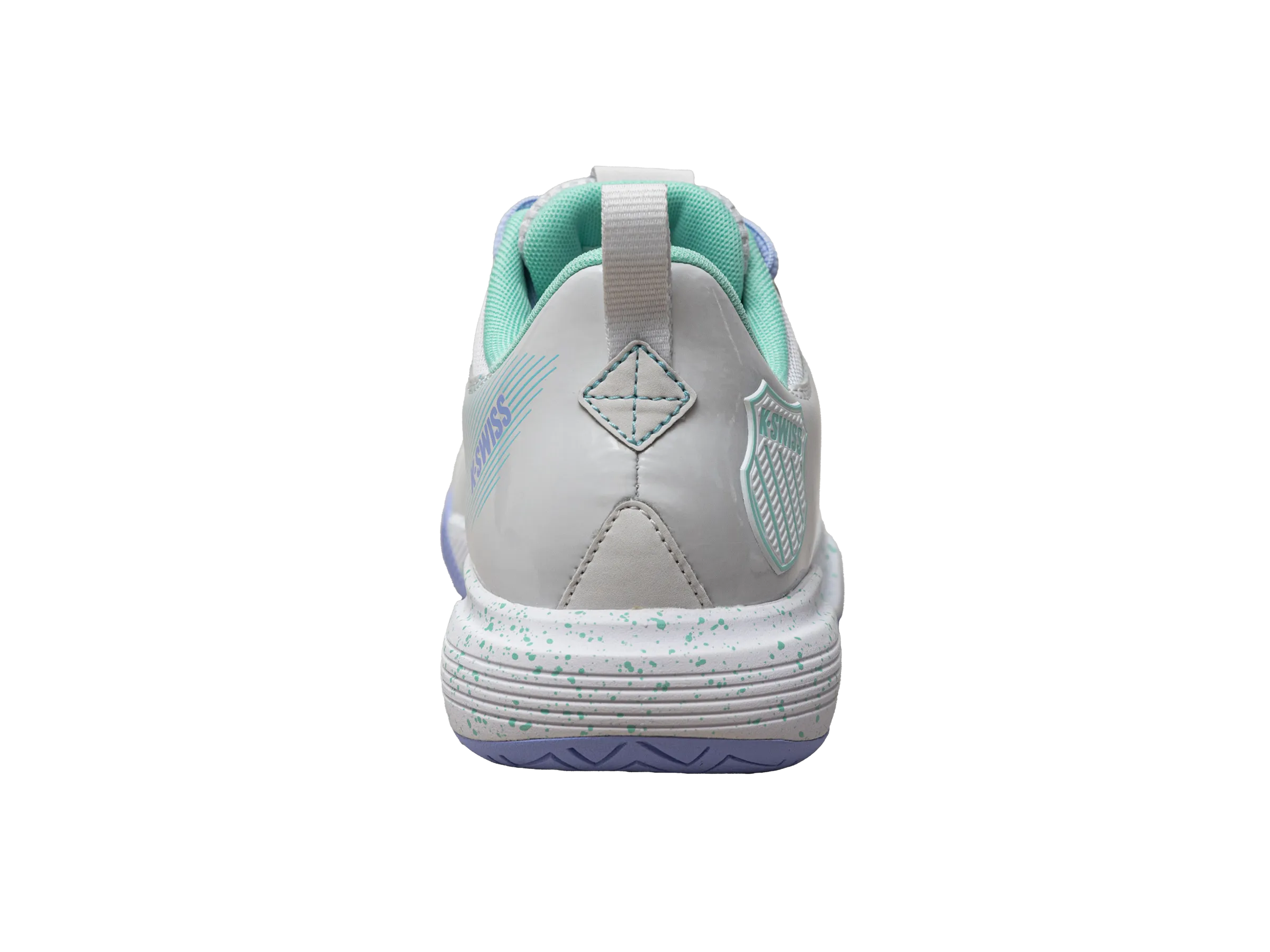 K.SWISS 97395-095-M | ULTRASHOT TEAM | NIMBUS CLOUD/NEON PURPLE/NEON TEAL