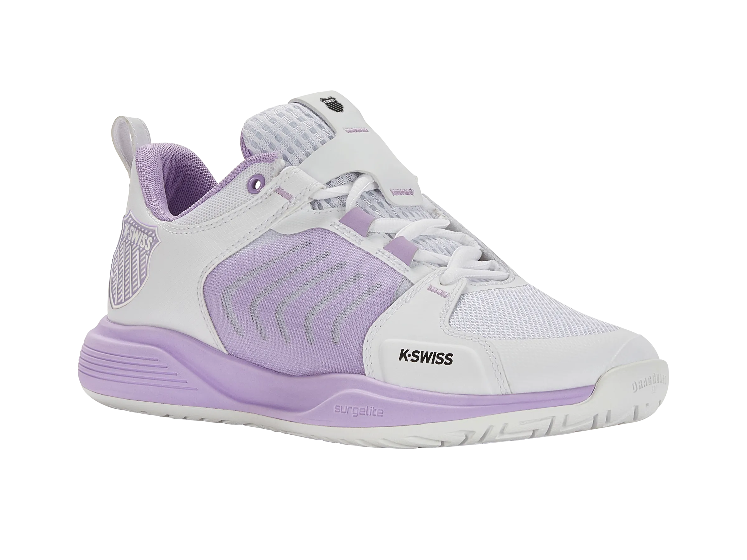 K.SWISS 97395-111-M | ULTRASHOT TEAM | WHITE/PURPLE ROSE /MOONLESS NIGHT