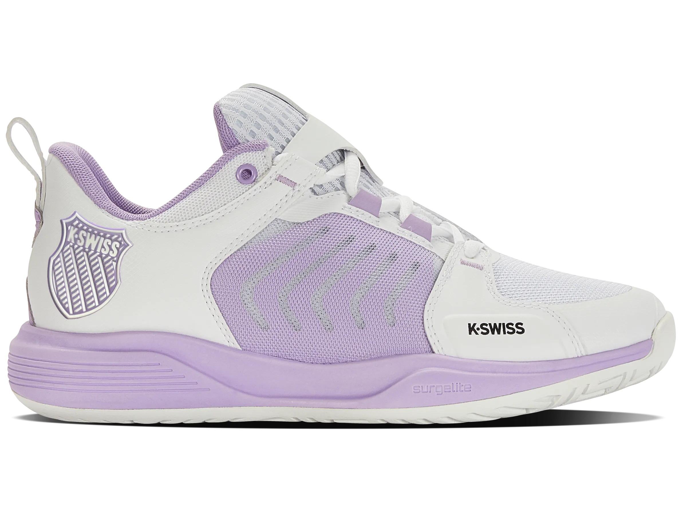 K.SWISS 97395-111-M | ULTRASHOT TEAM | WHITE/PURPLE ROSE /MOONLESS NIGHT