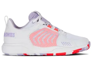 K.SWISS 97395-182-M | ULTRASHOT TEAM | WHITE/ORCHID PETAL/NEON BLAZE