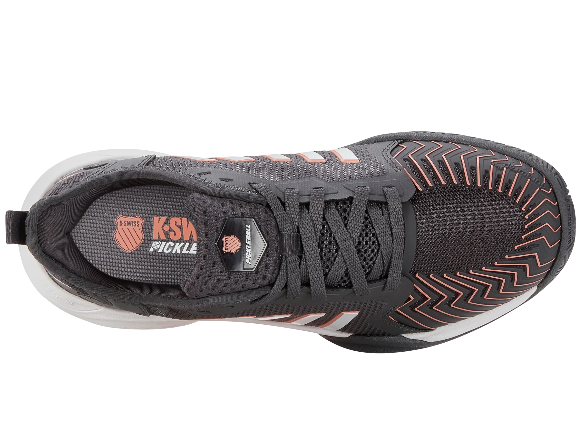 K.SWISS 97916-009-M | PICKLEBALL SUPREME | ASPHALT/WHITE/PEACH AMBER