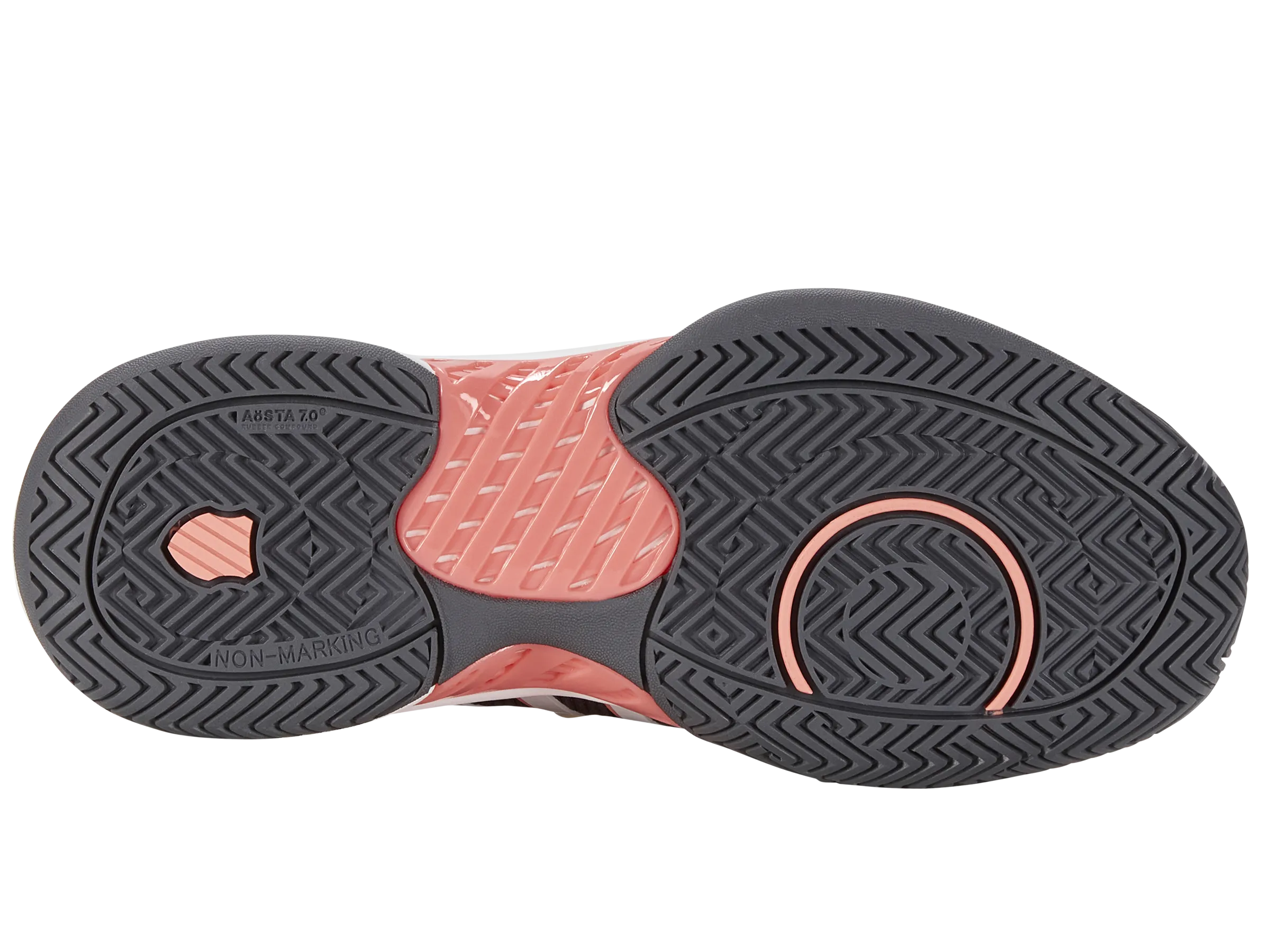 K.SWISS 97916-009-M | PICKLEBALL SUPREME | ASPHALT/WHITE/PEACH AMBER