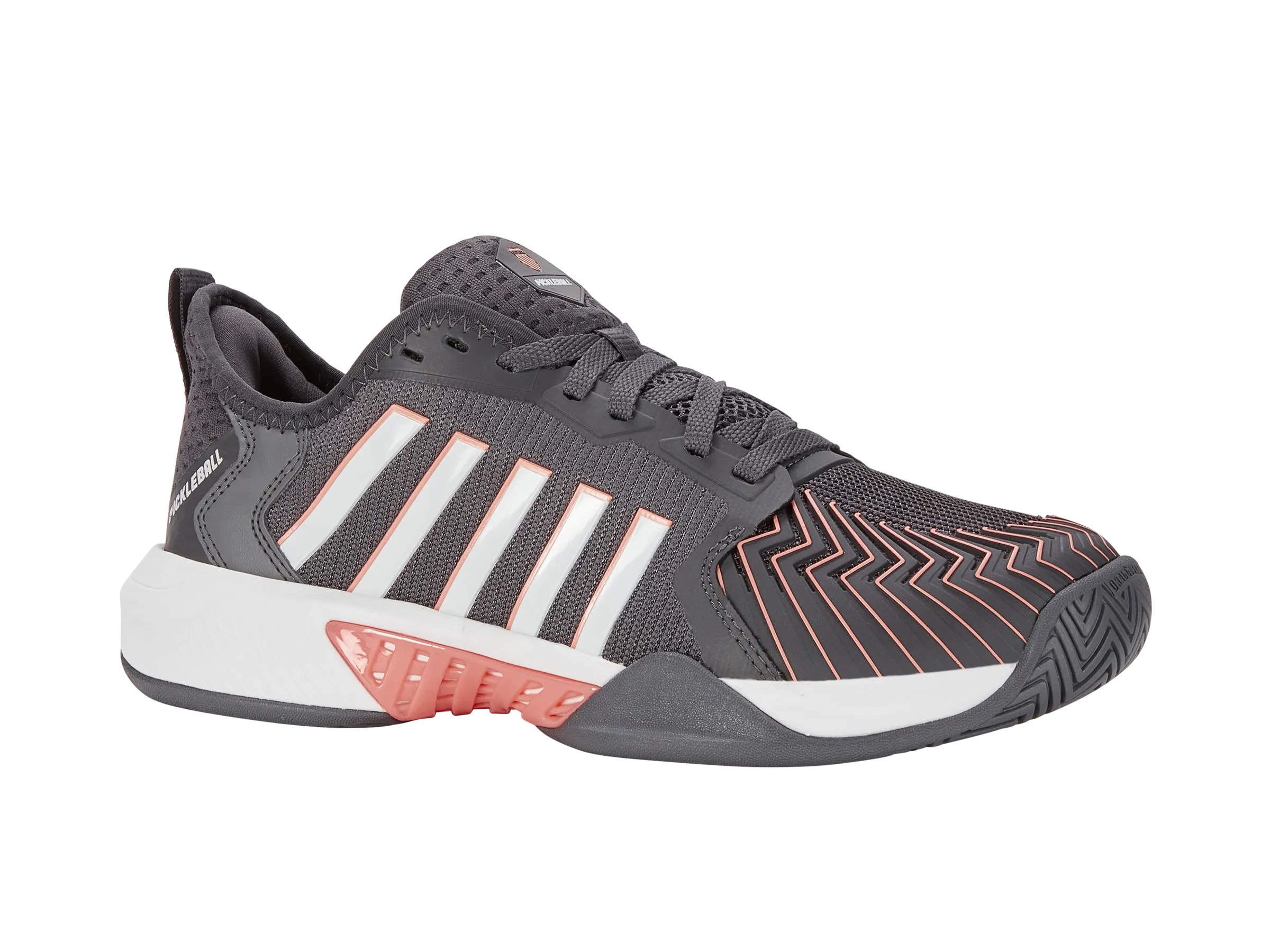 K.SWISS 97916-009-M | PICKLEBALL SUPREME | ASPHALT/WHITE/PEACH AMBER