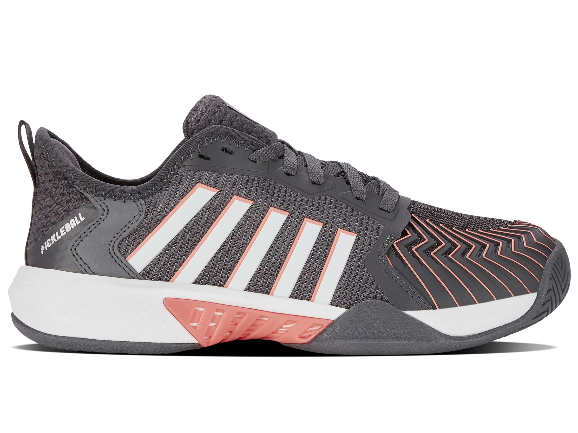 K.SWISS 97916-009-M | PICKLEBALL SUPREME | ASPHALT/WHITE/PEACH AMBER