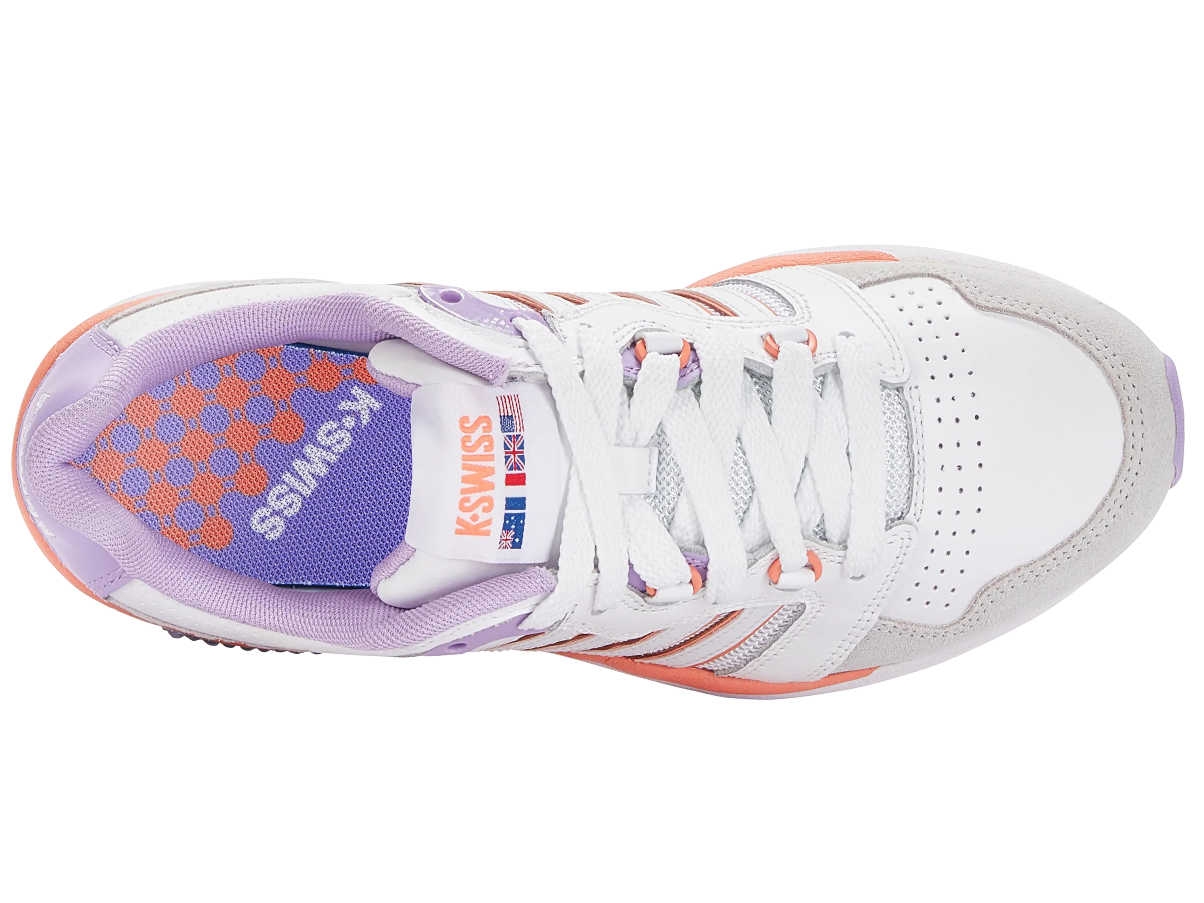 K.SWISS 97920-181-M | SI-18 RANNELL | WHITE/PURPLE ROSE/CANYON SUNSET