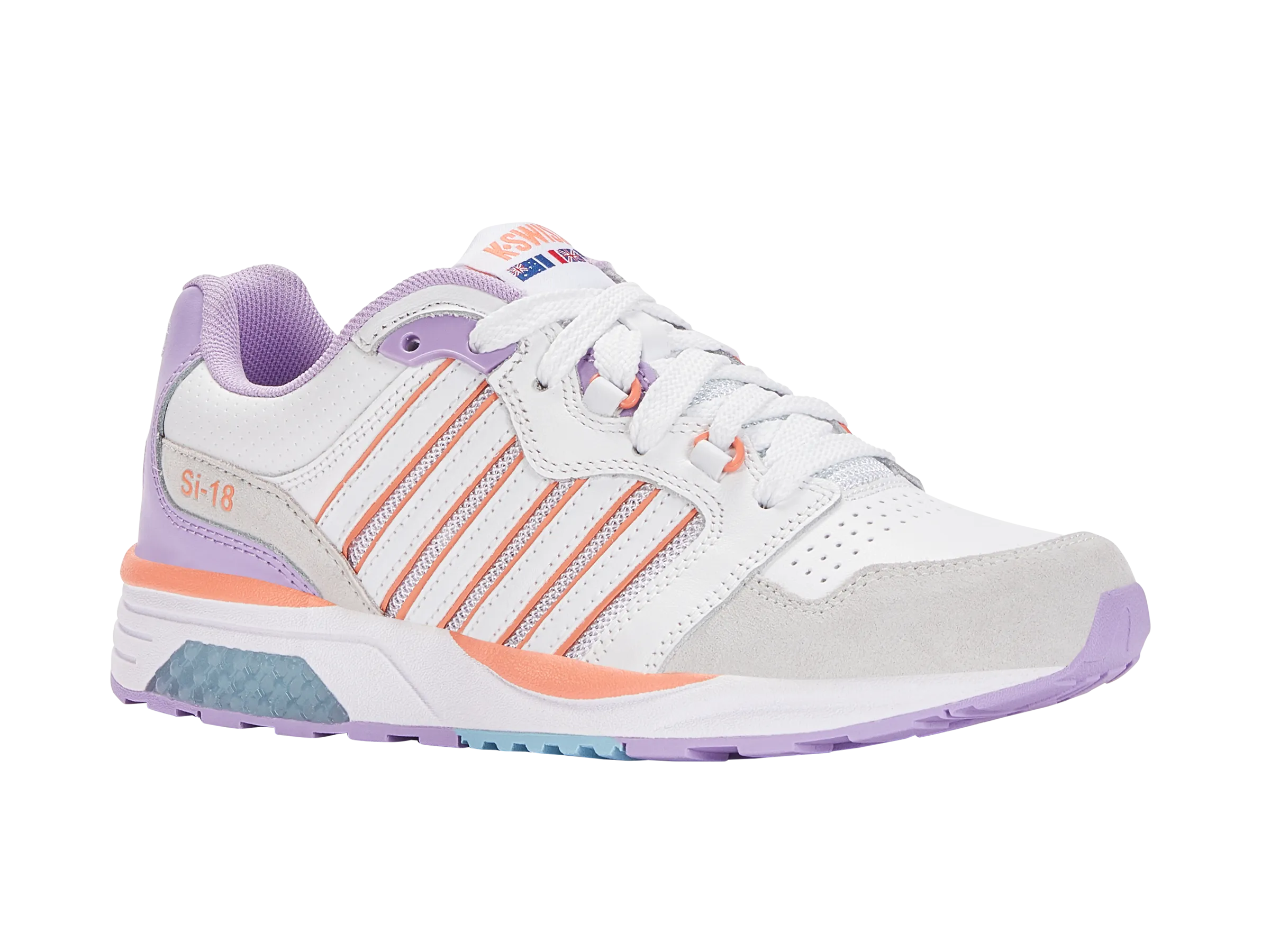 K.SWISS 97920-181-M | SI-18 RANNELL | WHITE/PURPLE ROSE/CANYON SUNSET