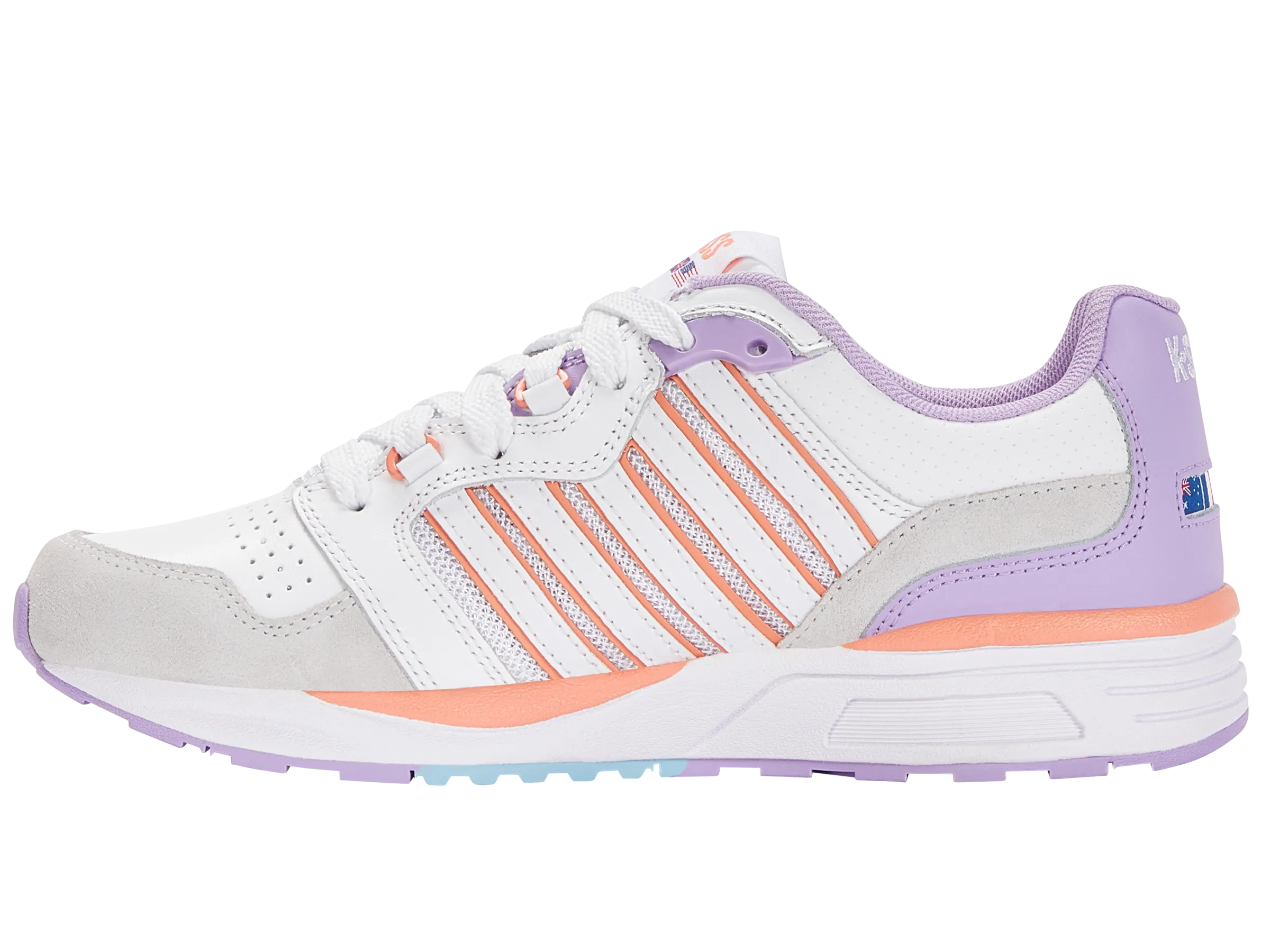K.SWISS 97920-181-M | SI-18 RANNELL | WHITE/PURPLE ROSE/CANYON SUNSET