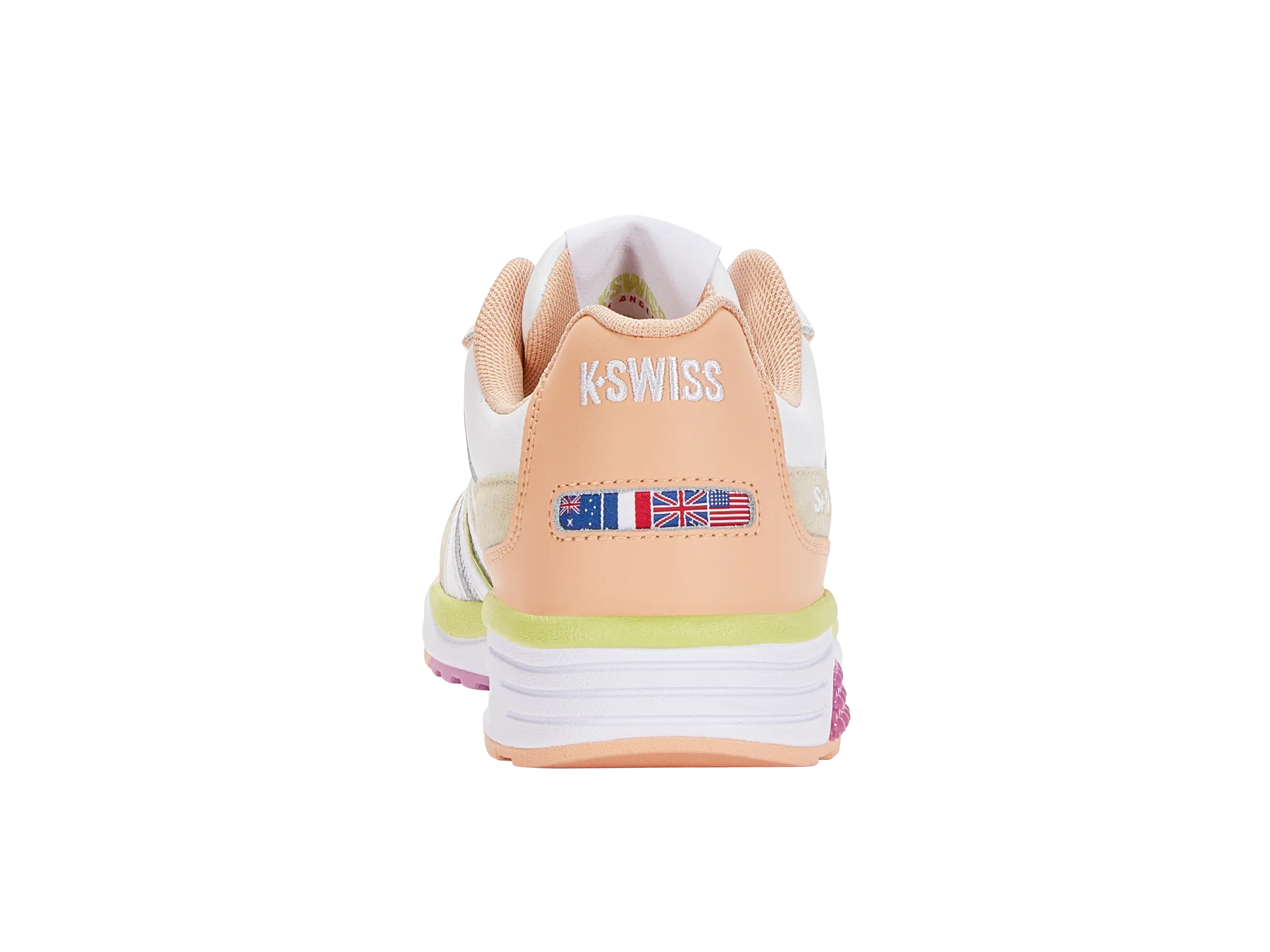 K.SWISS 97920-185-M | SI-18 RANNELL | WHITE/ALMOST APRICOT/DAQUIRI GREEN