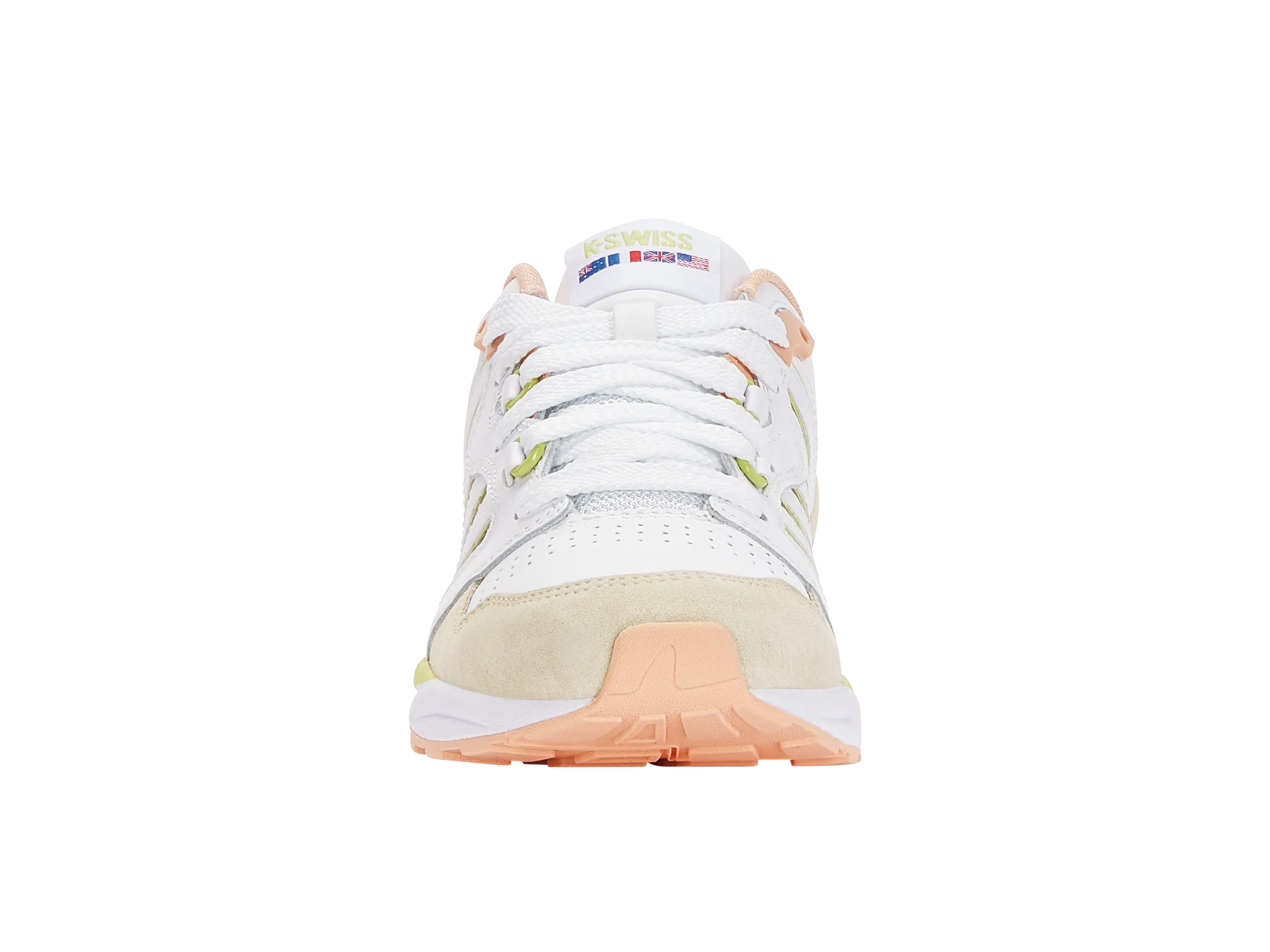 K.SWISS 97920-185-M | SI-18 RANNELL | WHITE/ALMOST APRICOT/DAQUIRI GREEN