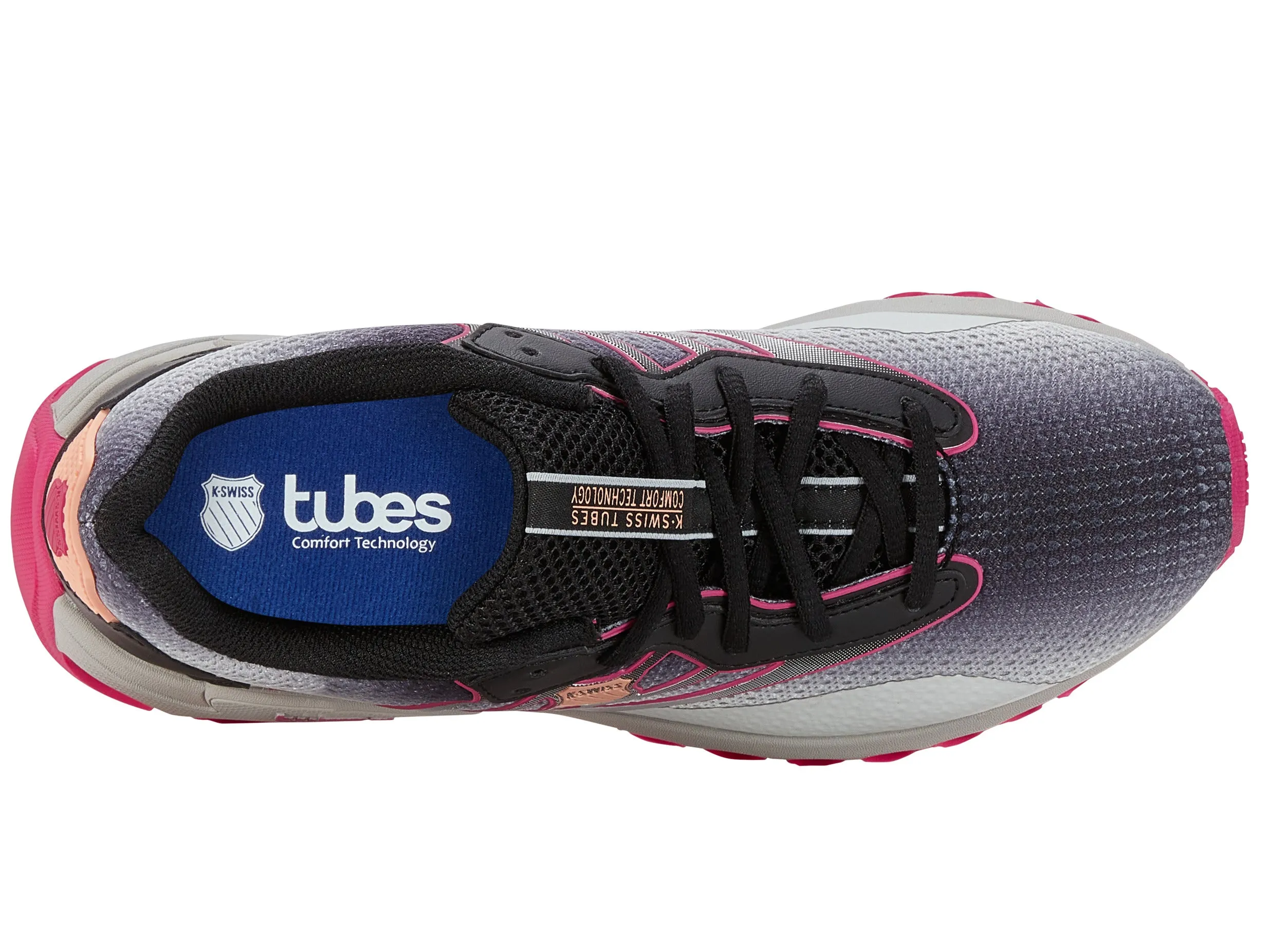 K.SWISS 97924-056-M | TUBES SPORT | BLACK/DAWN BLUE/FUCHSIA PURPLE
