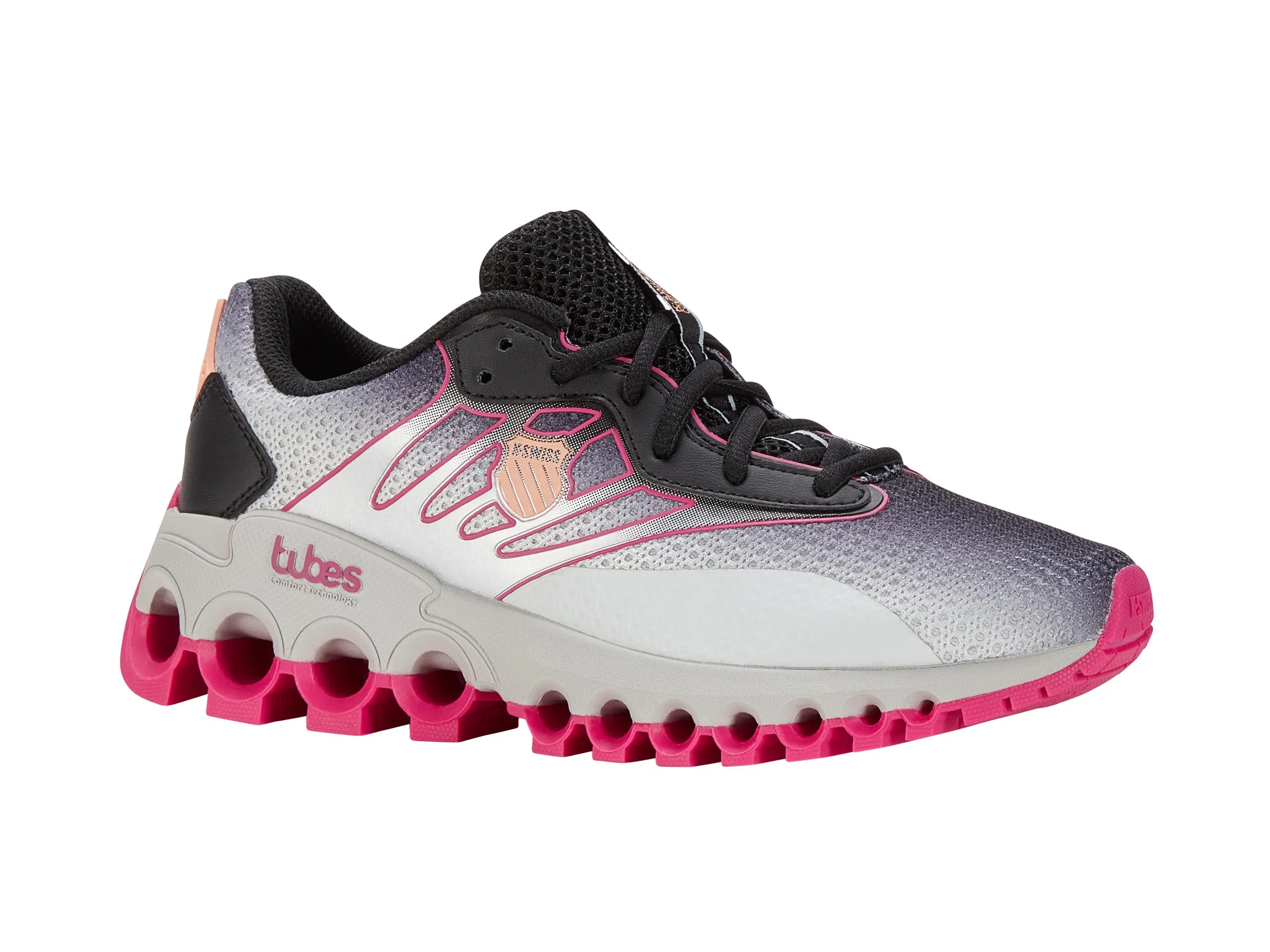K.SWISS 97924-056-M | TUBES SPORT | BLACK/DAWN BLUE/FUCHSIA PURPLE
