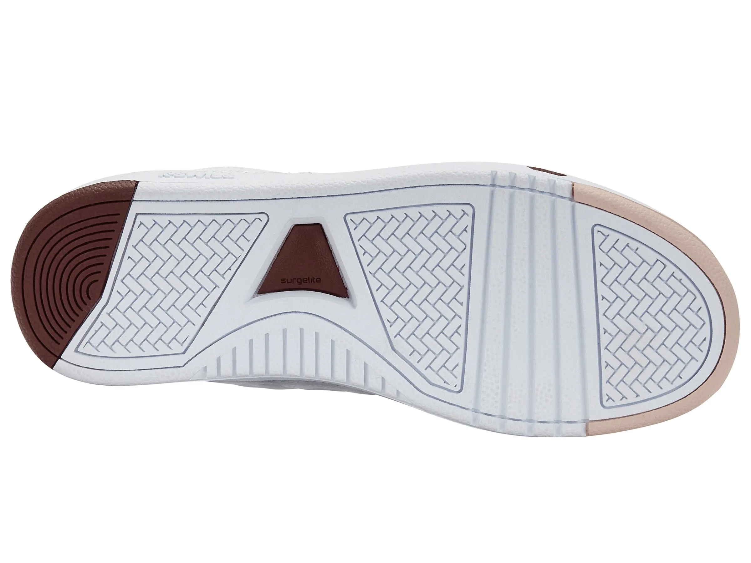 K.SWISS 97933-161-M | SET PRO | WHITE/PEACH WHIP/WINDSOR WINE