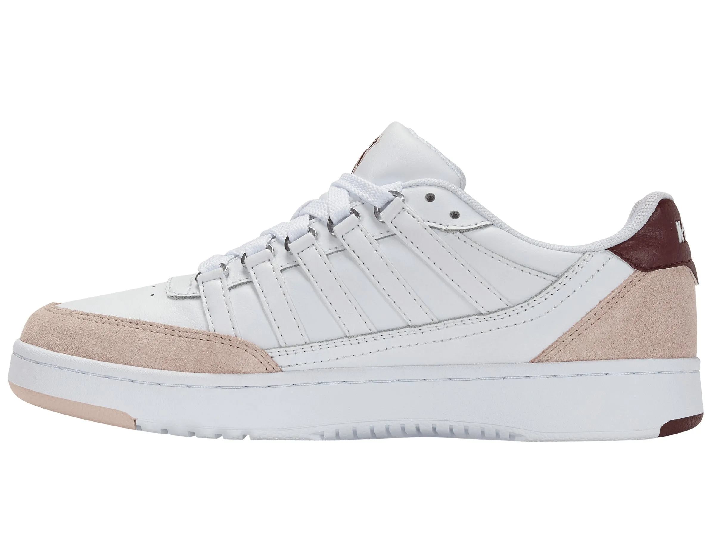 K.SWISS 97933-161-M | SET PRO | WHITE/PEACH WHIP/WINDSOR WINE