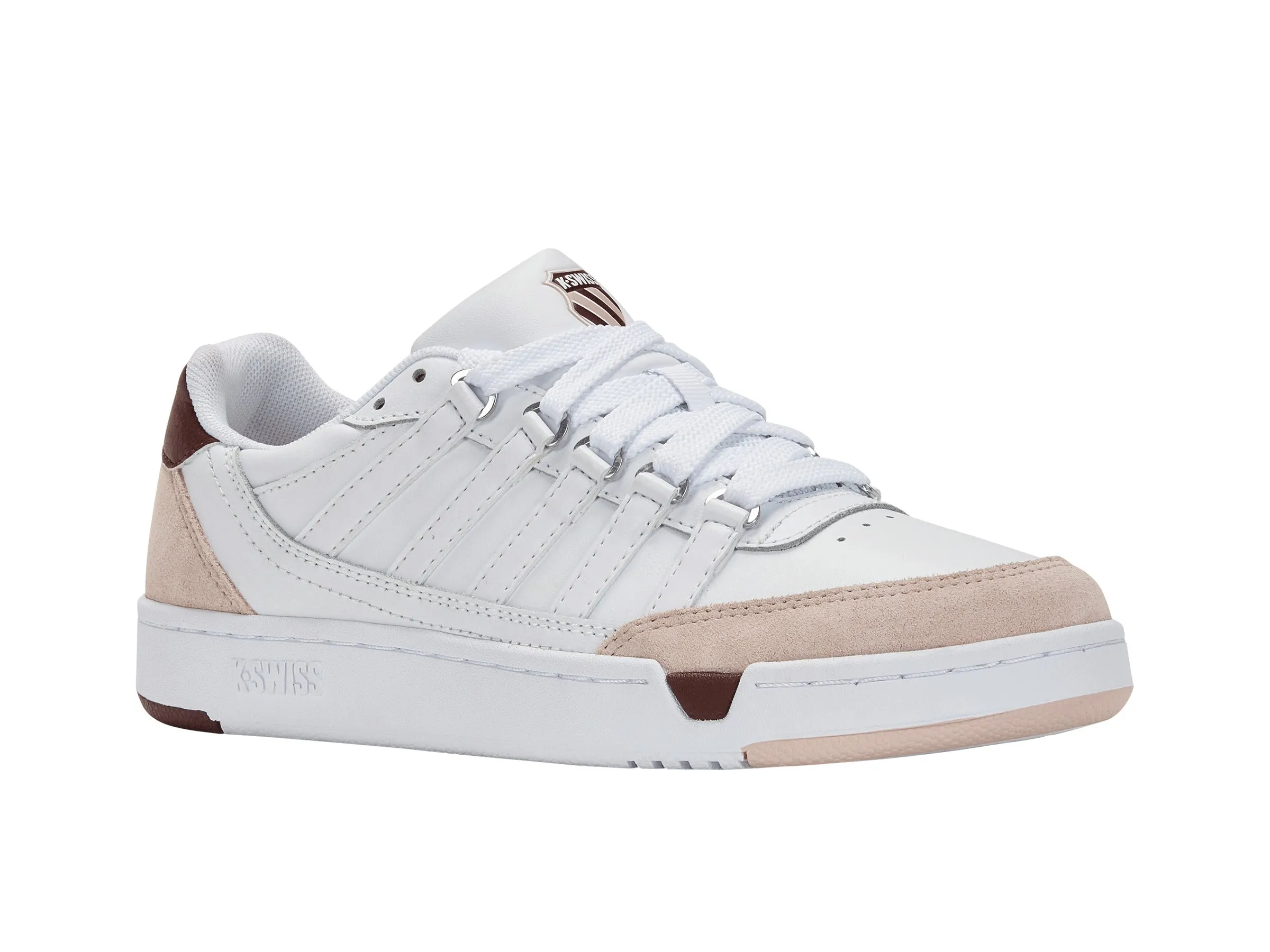 K.SWISS 97933-161-M | SET PRO | WHITE/PEACH WHIP/WINDSOR WINE