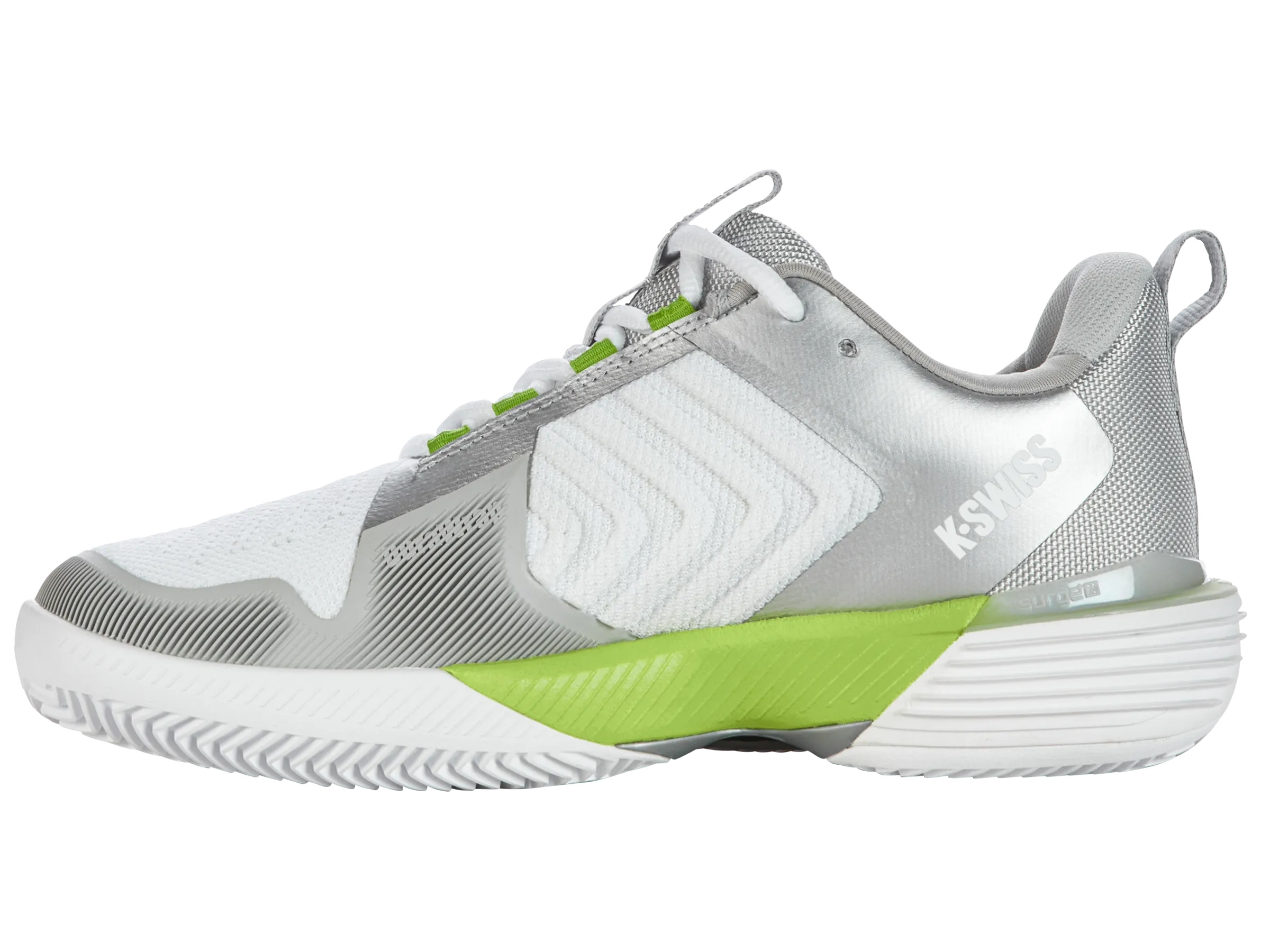 K.SWISS 98415-956-M | ULTRASHOT 3 HB | WHITE/GRAY VIOLET/LIME GREEN
