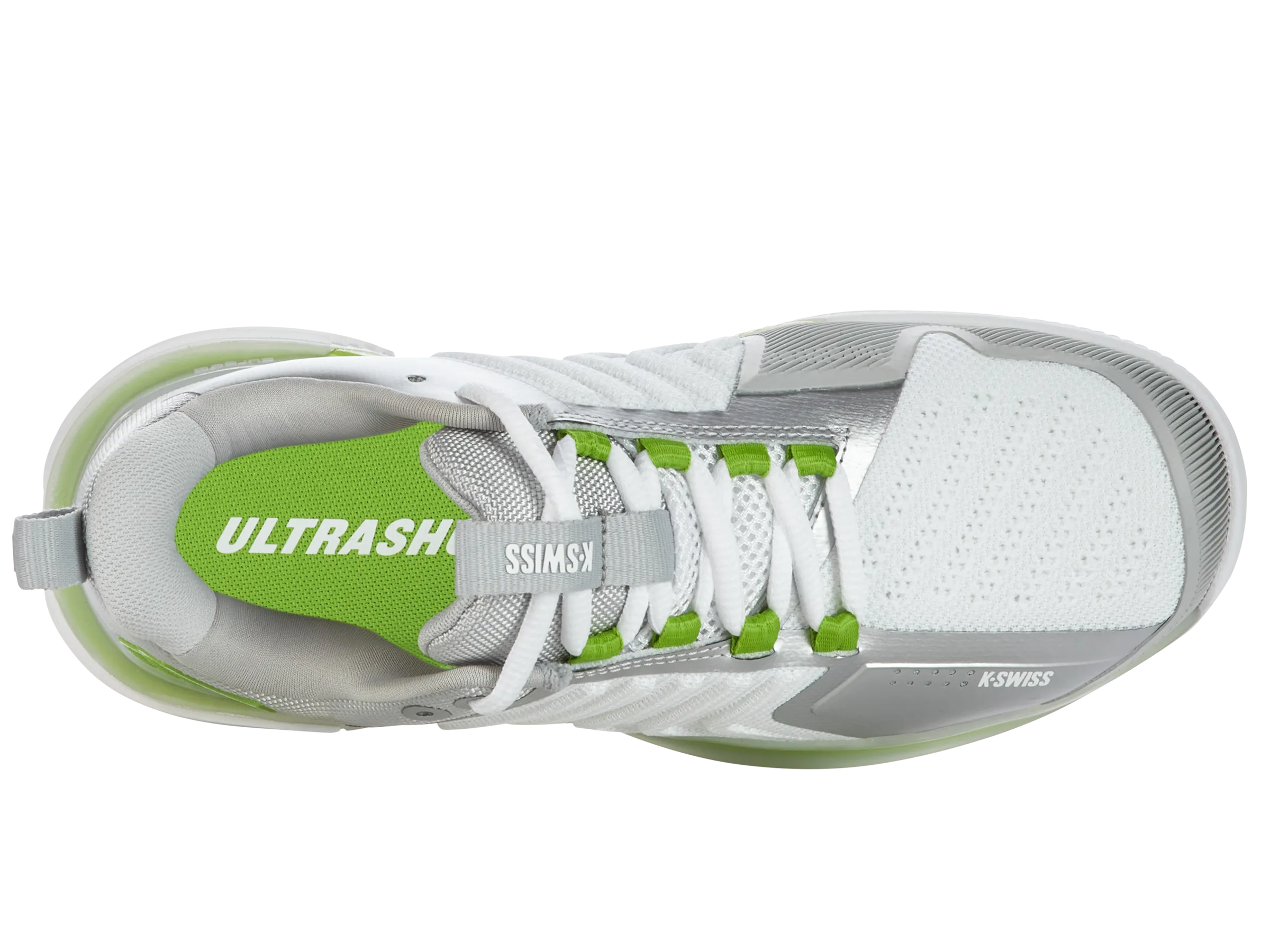 K.SWISS 98415-956-M | ULTRASHOT 3 HB | WHITE/GRAY VIOLET/LIME GREEN