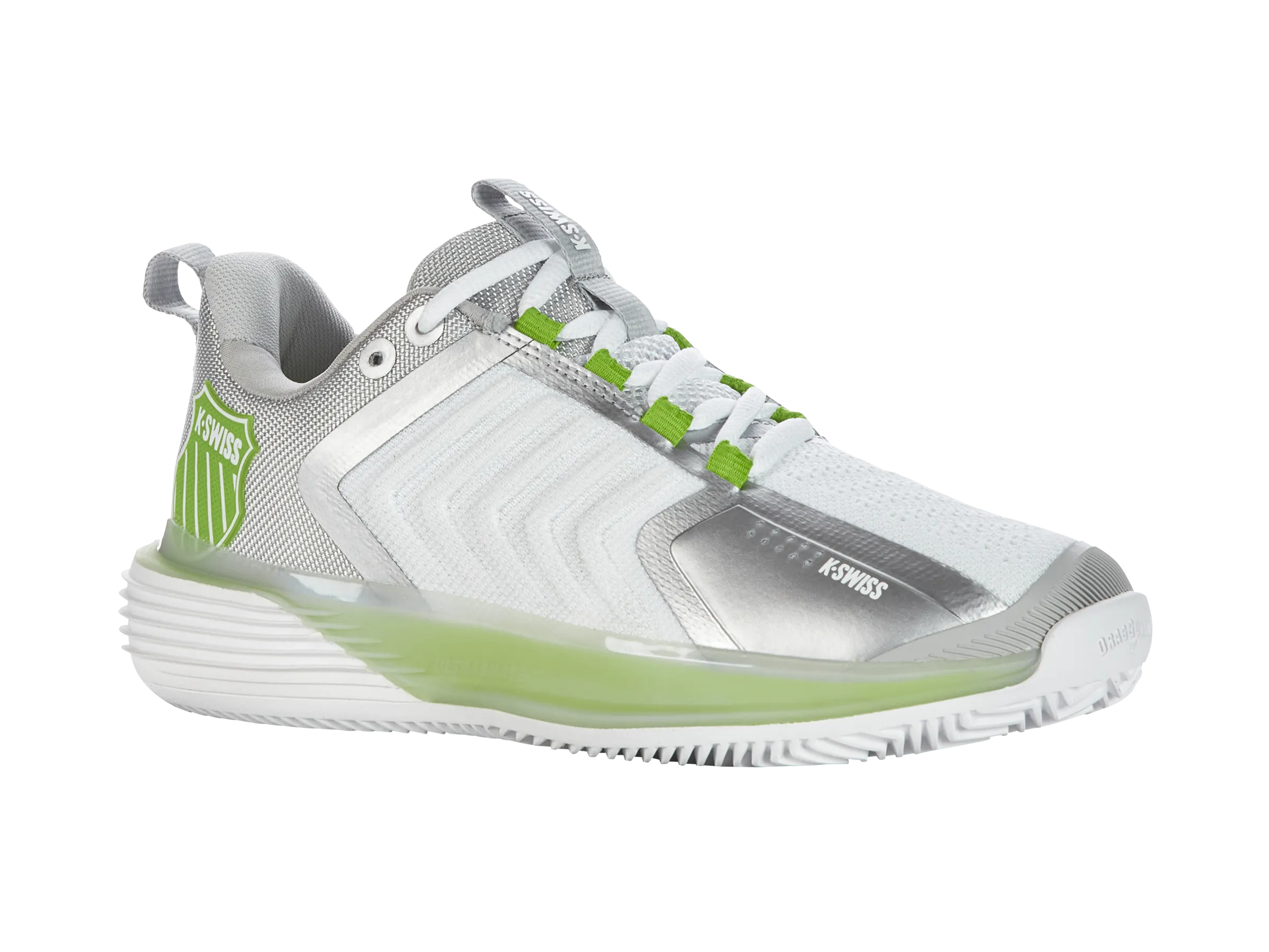 K.SWISS 98415-956-M | ULTRASHOT 3 HB | WHITE/GRAY VIOLET/LIME GREEN
