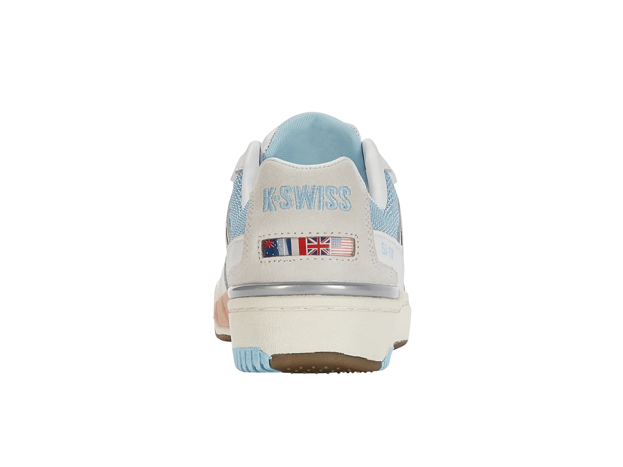 K.SWISS 98531-130-M | SI-18 RIVAL | WHITE/SKY BLUE/CANYON SUNSET
