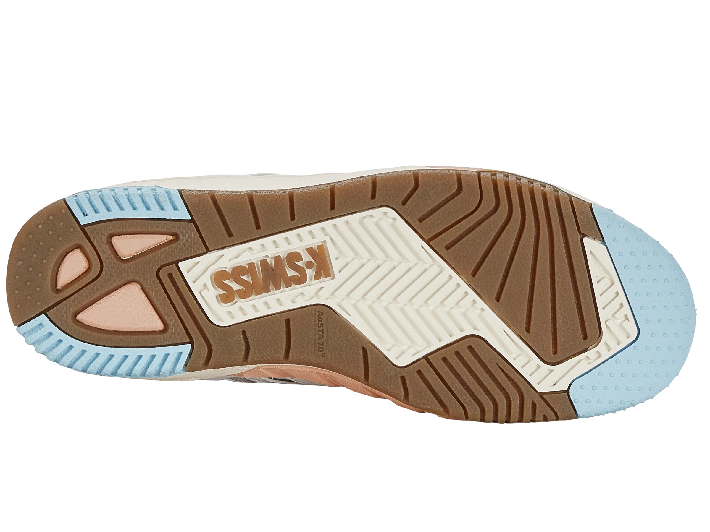 K.SWISS 98531-130-M | SI-18 RIVAL | WHITE/SKY BLUE/CANYON SUNSET