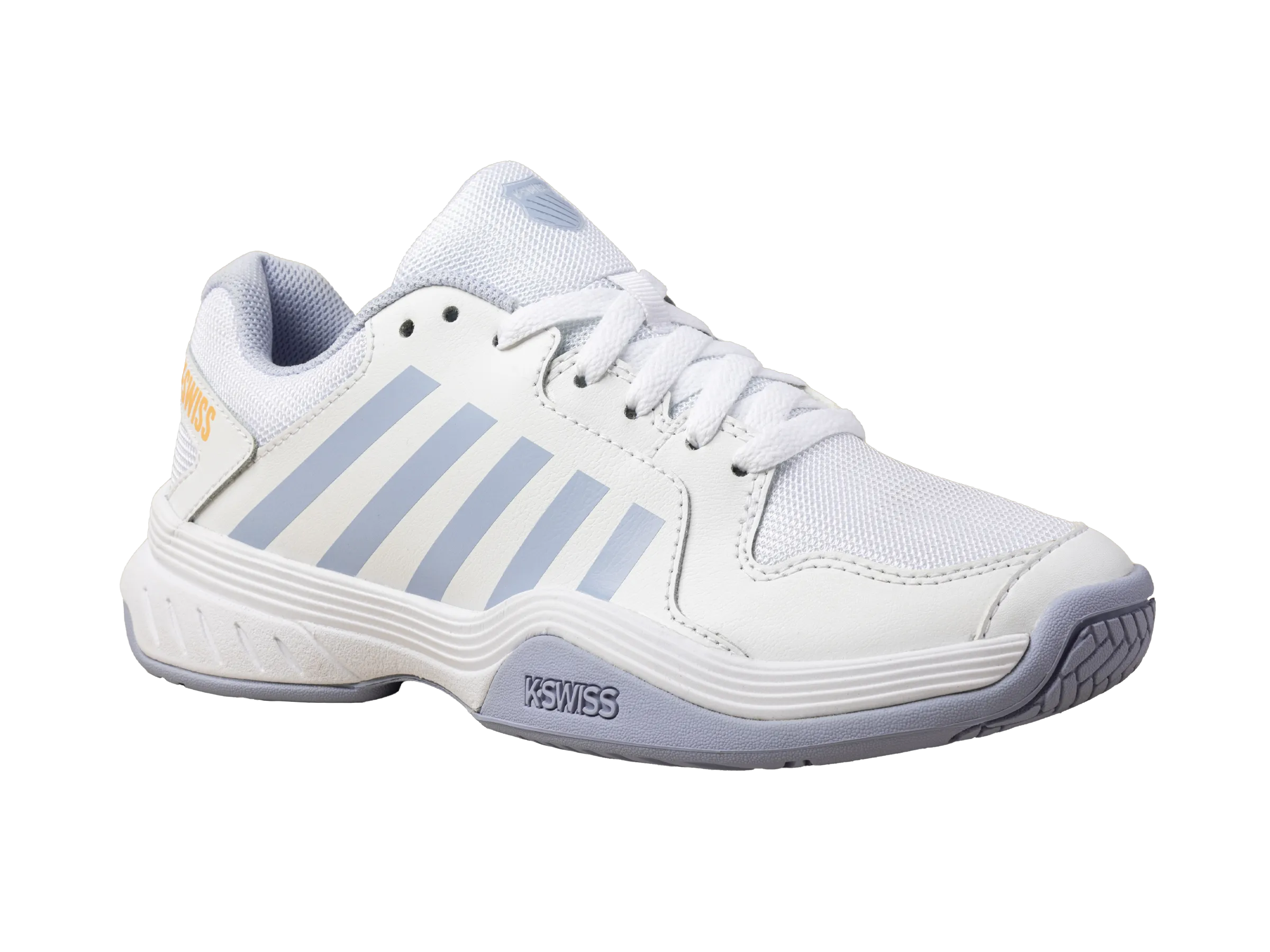 K.SWISS 98552-958-M | COURT EXPRESS PICKLEBALL | WHITE/HEATHER/PEACH FUZZ