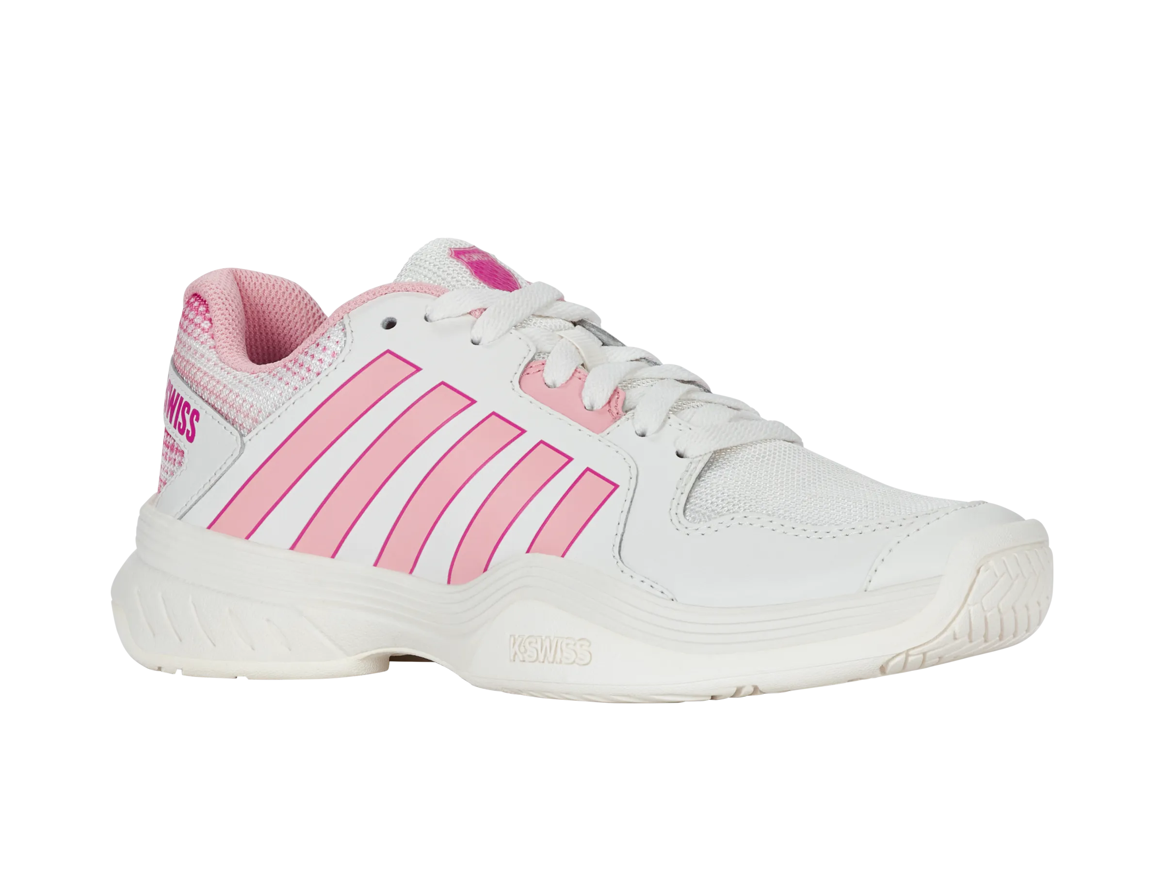K.SWISS 98552-965-M | COURT EXPRESS PICKLEBALL | CLOUD DANCER/BLOSSOM/RASPBERRY SORBET