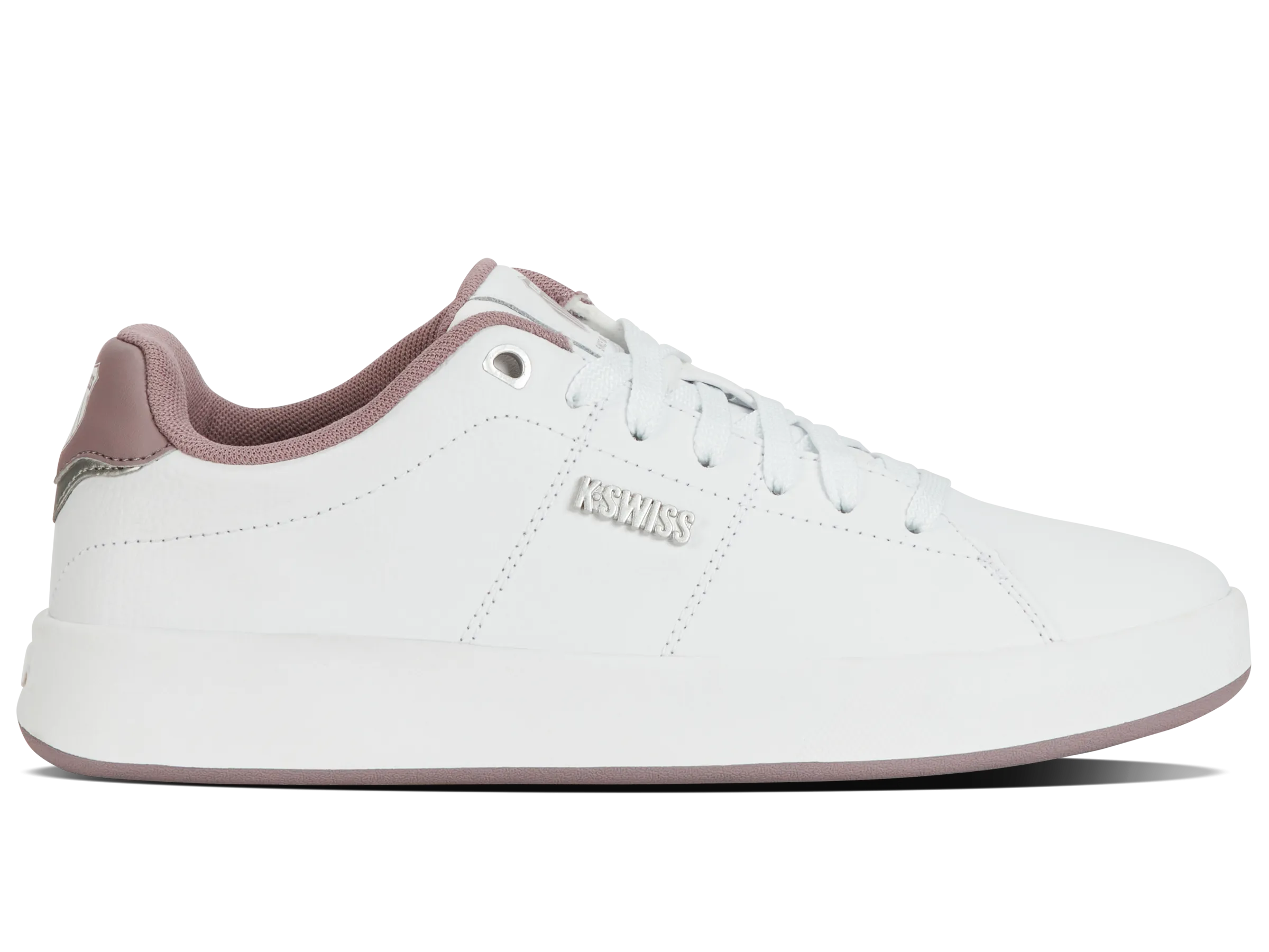 K.SWISS 98899-114-M | COURT CAMEO II | WHITE/PURPLE DOVE/SILVER