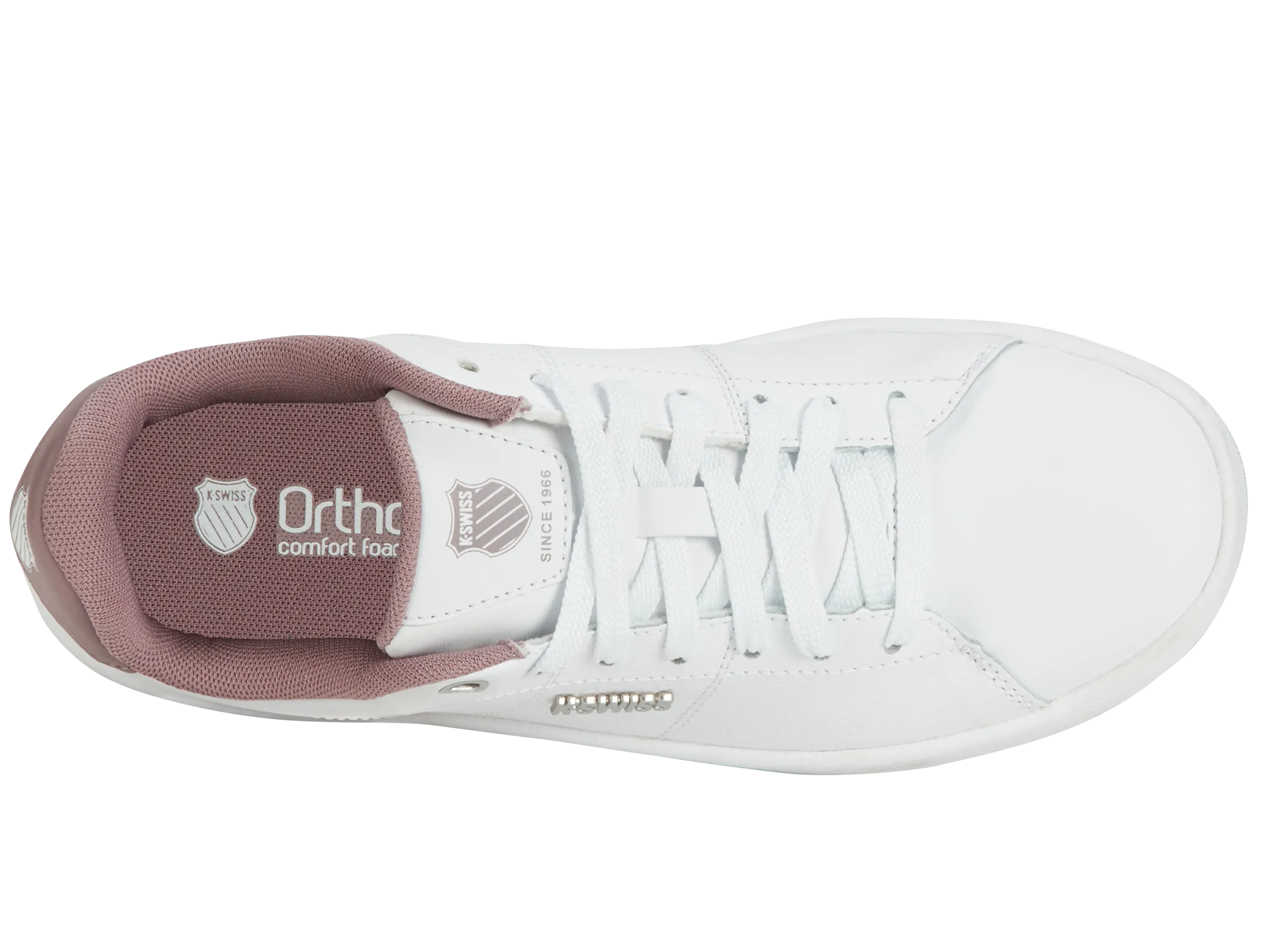 K.SWISS 98899-114-M | COURT CAMEO II | WHITE/PURPLE DOVE/SILVER