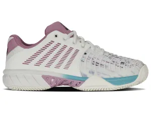 K.SWISS 98900-966-M | EXPRESS LIGHT 3 PADEL | SNOW WHITE/LILAS/PASTEL TURQUOISE