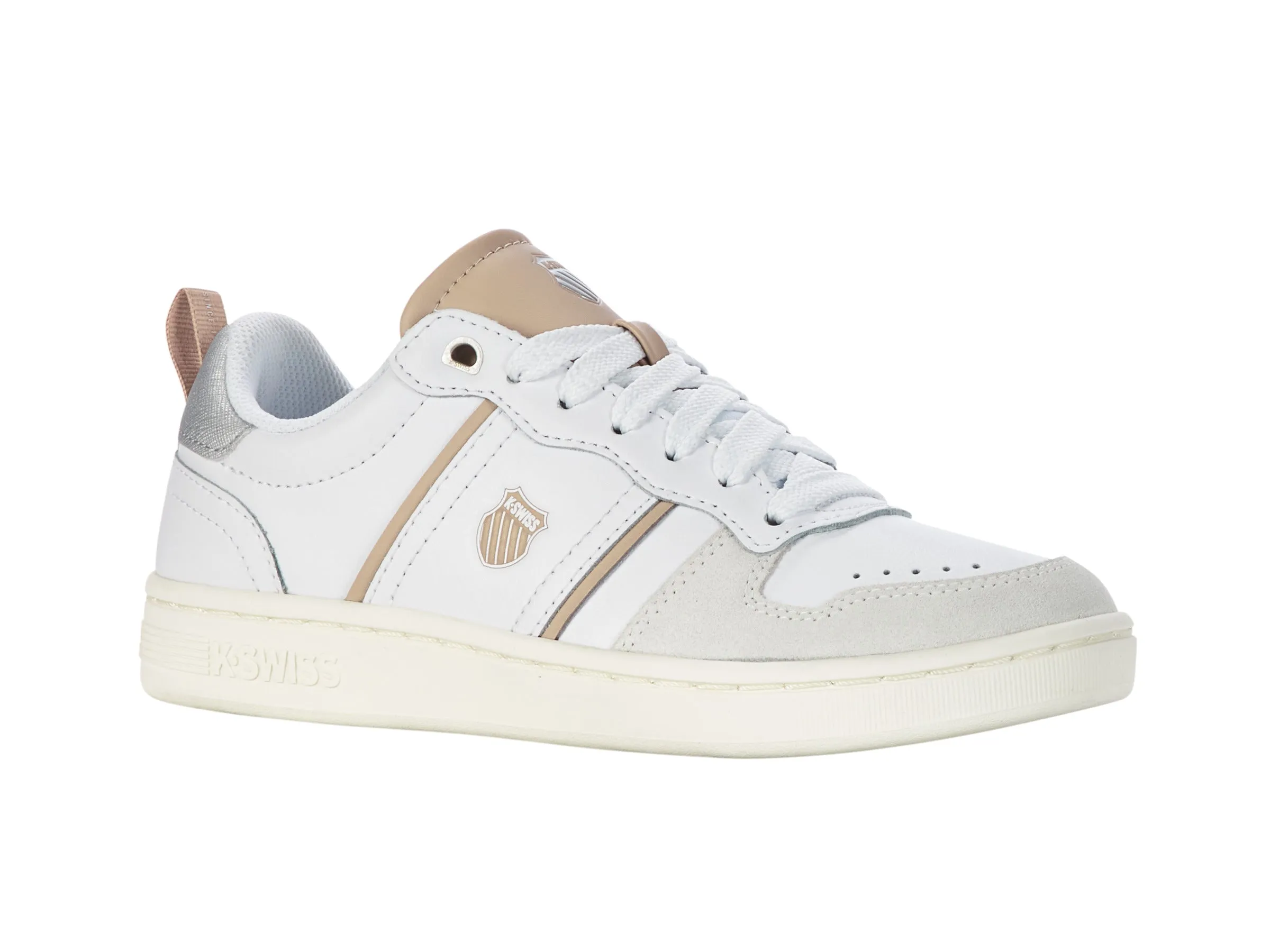 K.SWISS 98903-905-M | LOZAN MATCH LTH | WHITE/WARM TAUPE/STARWHITE/SILVER