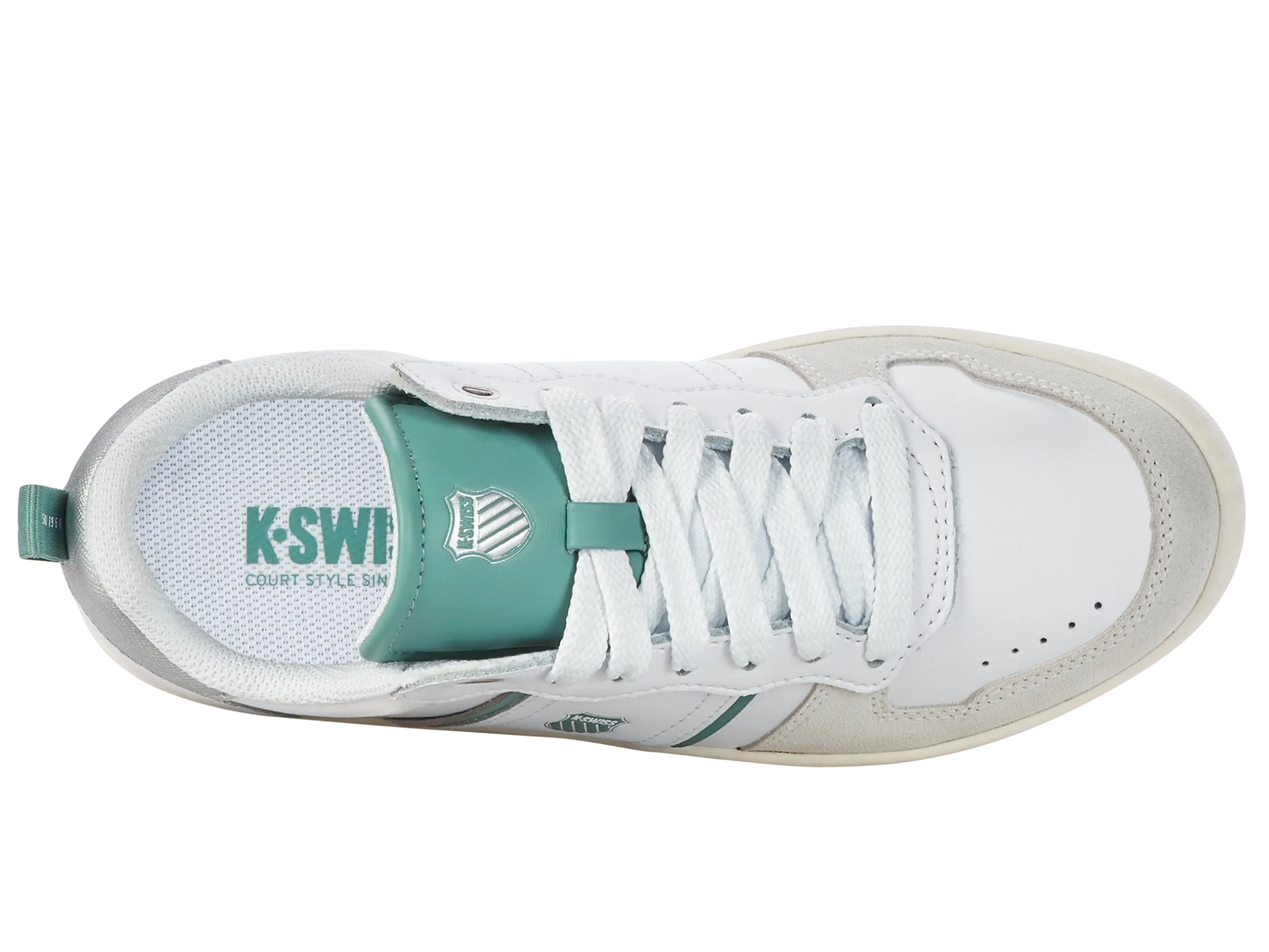K.SWISS 98903-939-M | LOZAN MATCH LTH | WHITE/BERYL GREEN/STARWHITE/SILVER