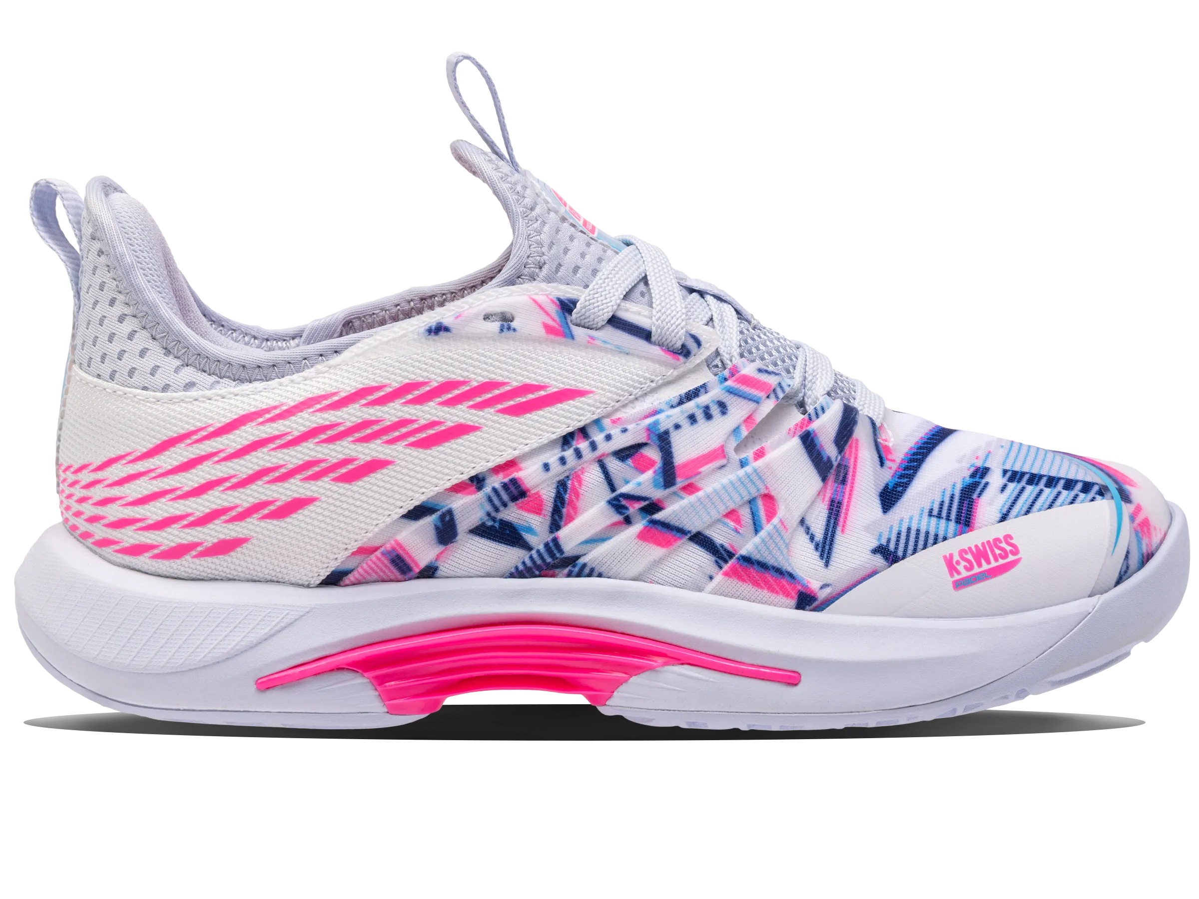 K.SWISS 98912-104-M | SPEEDTRAC PADEL | WHITE/ARCTIC ICE/NEON PINK