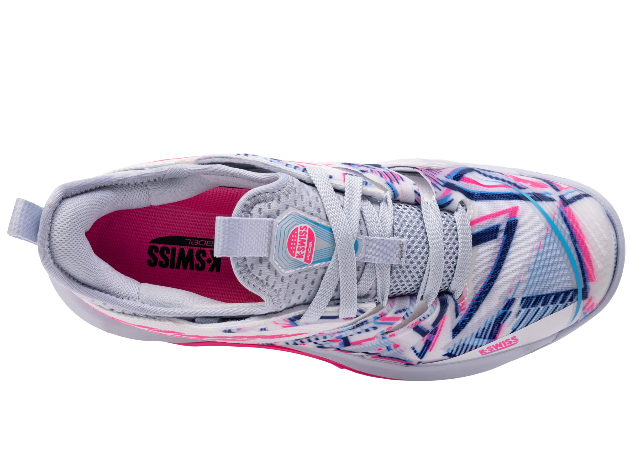 K.SWISS 98912-104-M | SPEEDTRAC PADEL | WHITE/ARCTIC ICE/NEON PINK