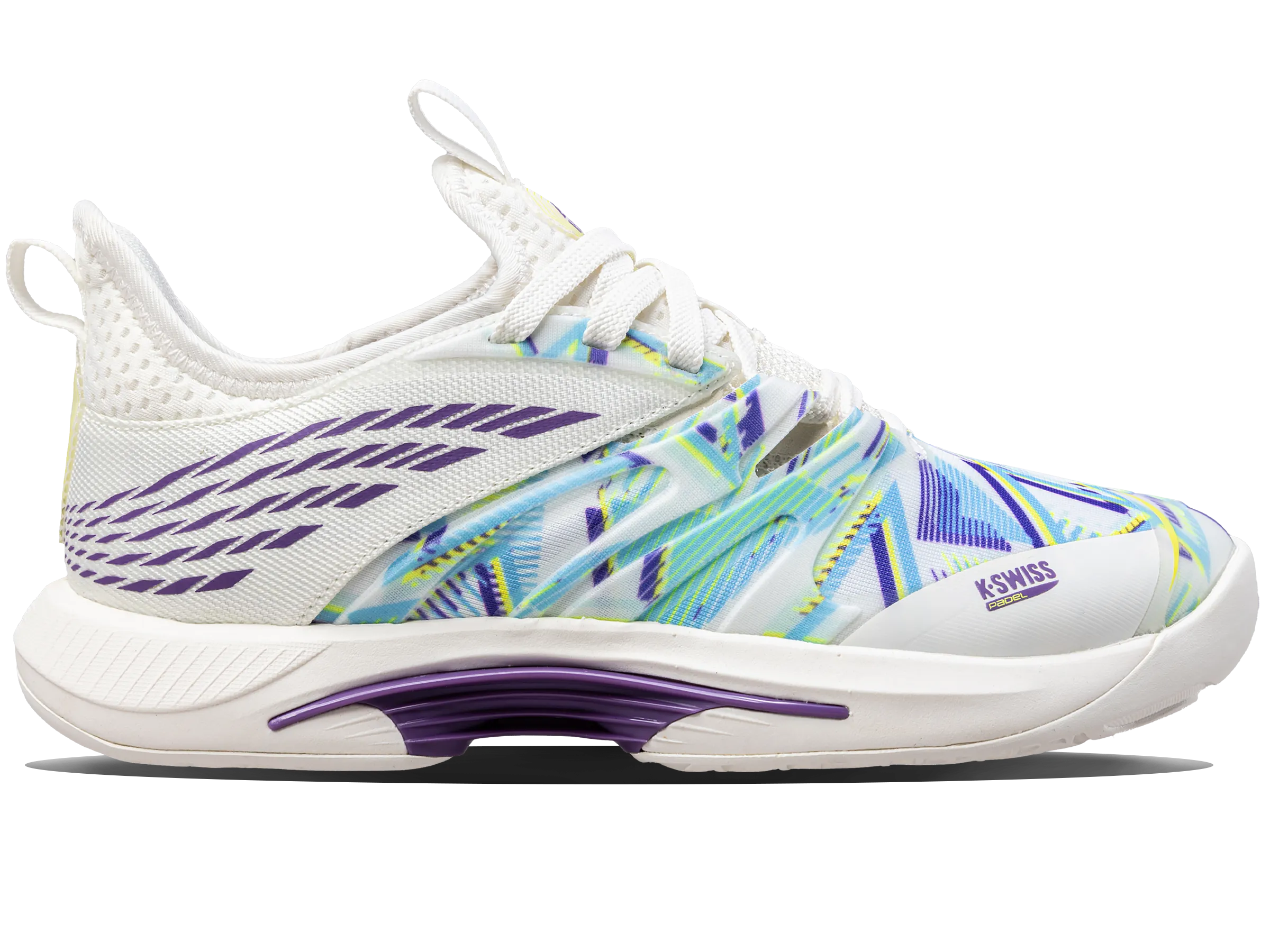 K.SWISS 98912-182-M | SPEEDTRAC PADEL | SNOW WHITE/PURPLE HEART/EVENING PRIMROSE