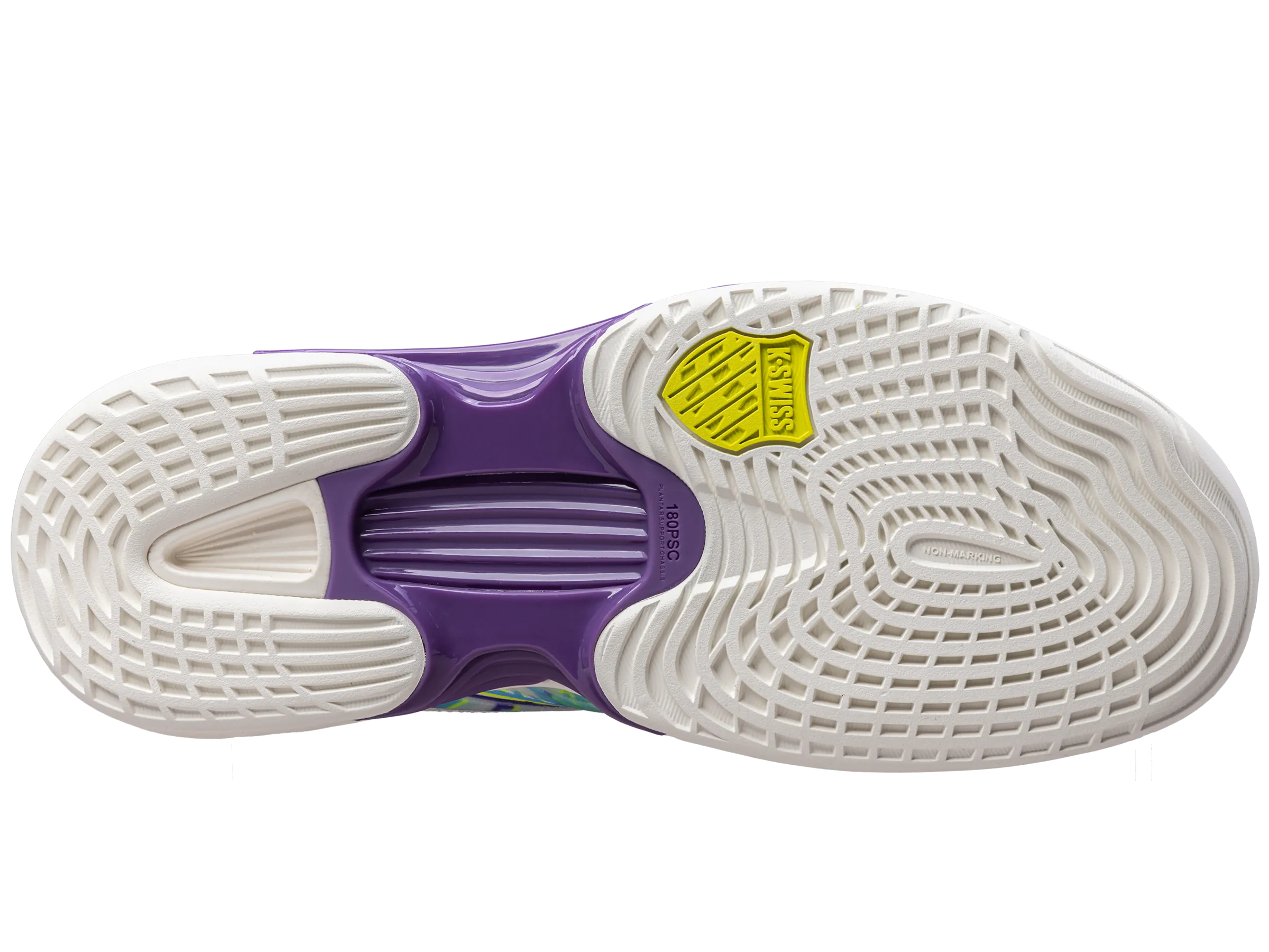 K.SWISS 98912-182-M | SPEEDTRAC PADEL | SNOW WHITE/PURPLE HEART/EVENING PRIMROSE