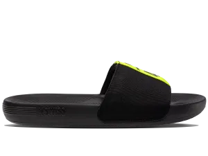 K.SWISS 98951-071-M | SLIDE SANDAL LINEAR X MCLAREN | BLACK/SAFETY YELLOW