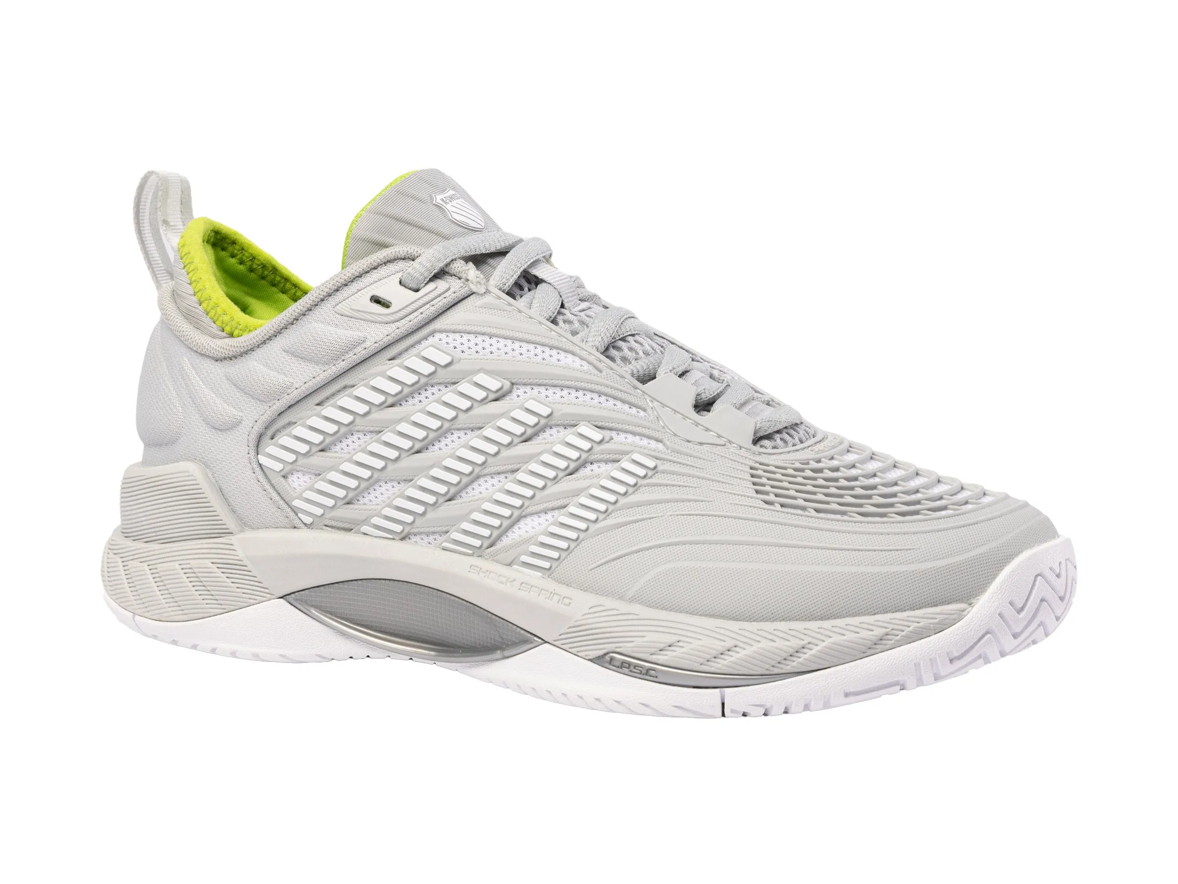 K.SWISS 99071-034-M | HYPERCOURT SUPREME 2 | GRAY VIOLET/WHITE/LIME GREEN