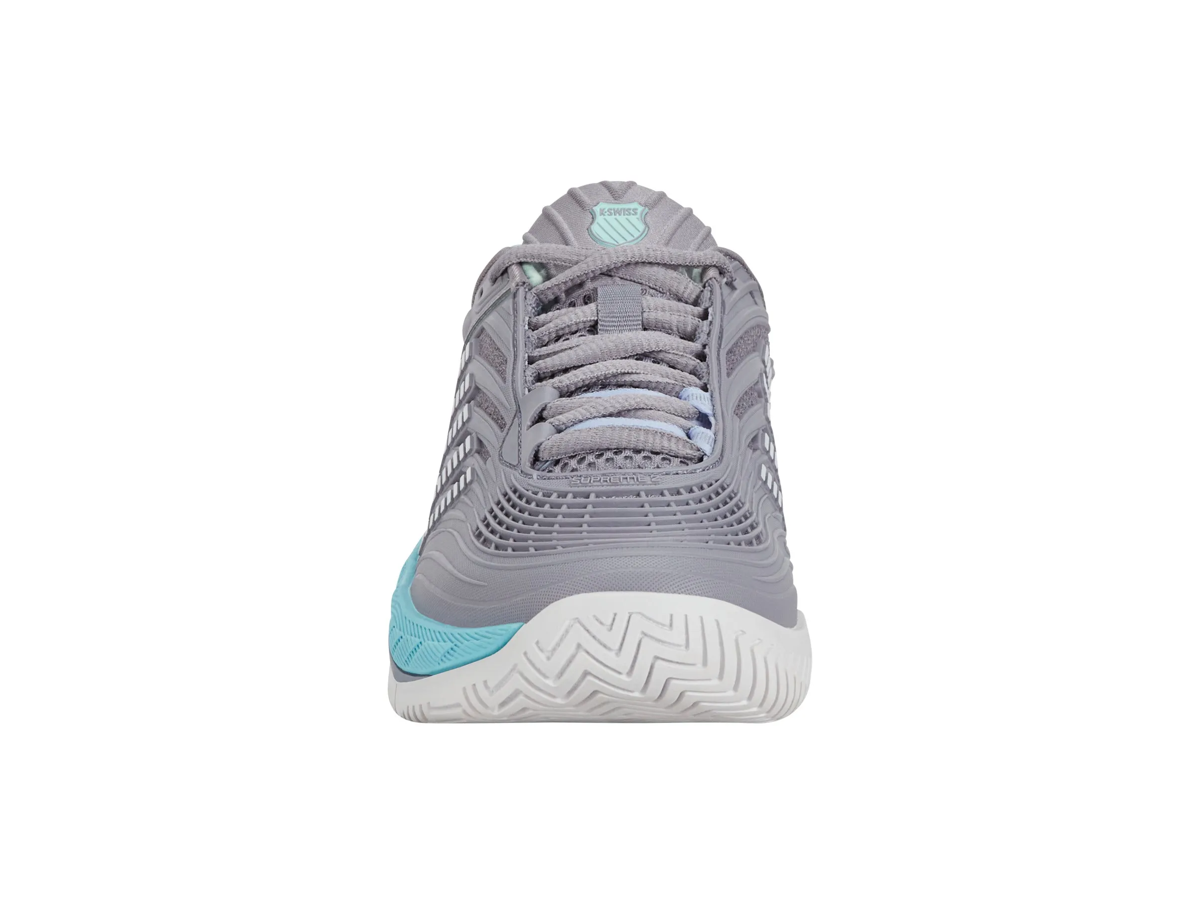 K.SWISS 99071-052-M | HYPERCOURT SUPREME 2 | LILAC GRAY/NIMBUS CLOUD/NEON PURPLE