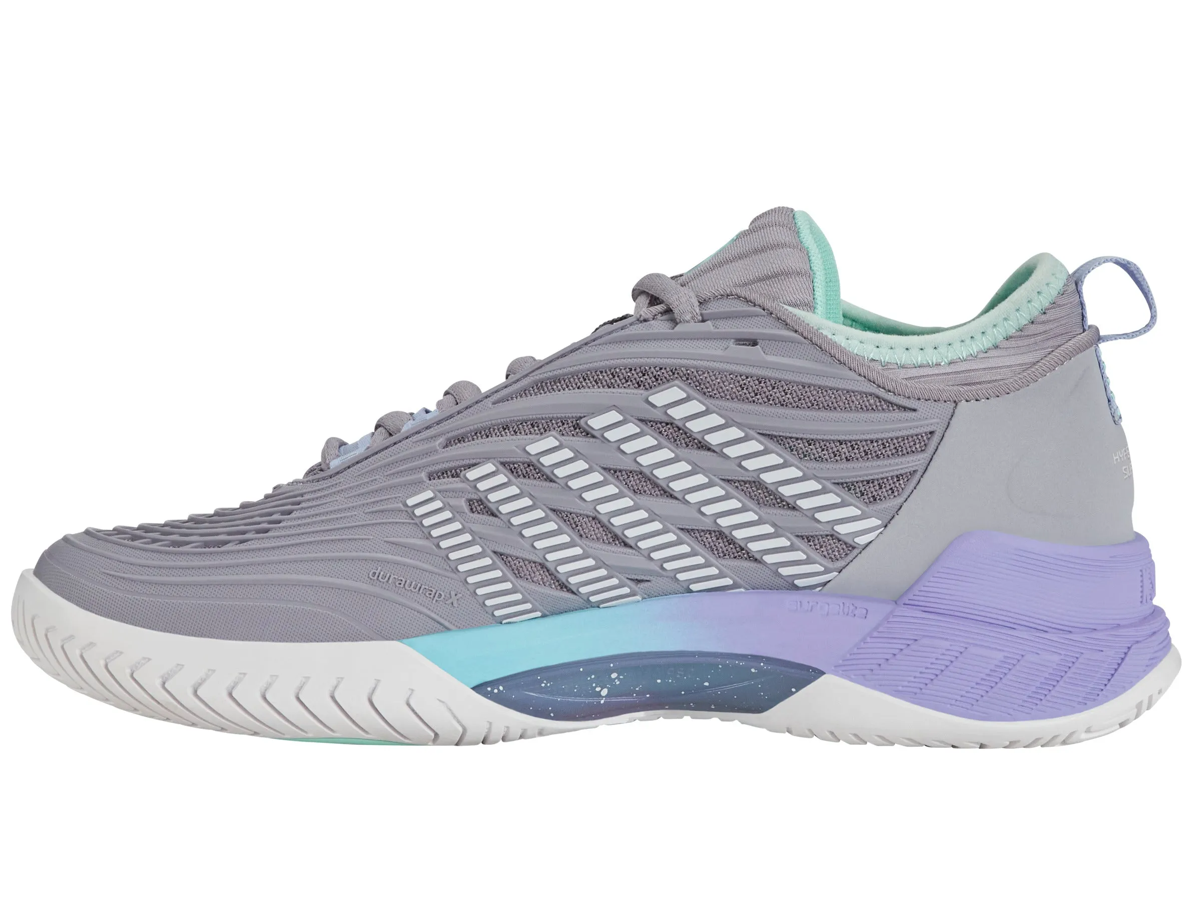 K.SWISS 99071-052-M | HYPERCOURT SUPREME 2 | LILAC GRAY/NIMBUS CLOUD/NEON PURPLE