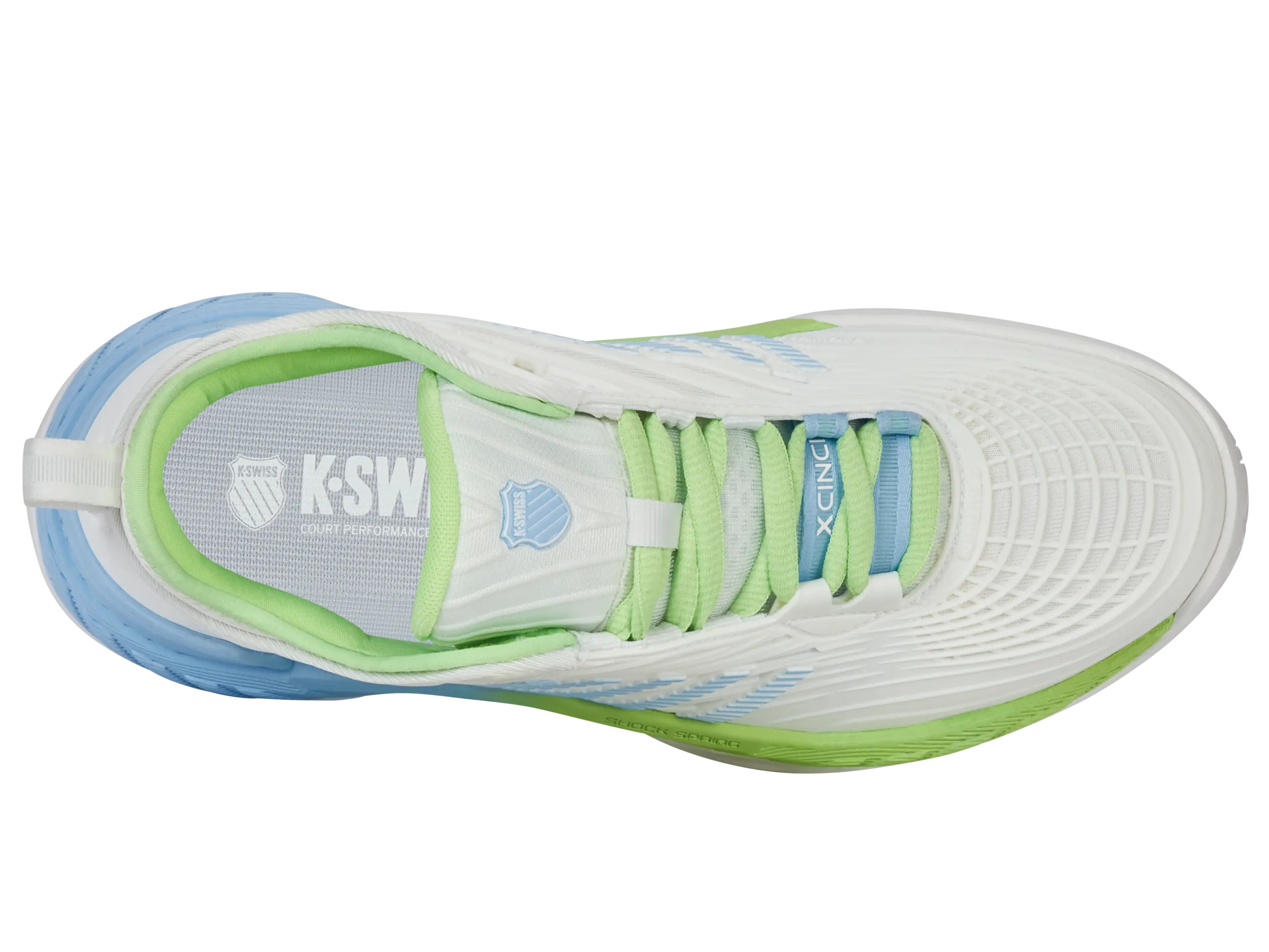 K.SWISS 99071-134-M | HYPERCOURT SUPREME 2 | LUCENT WHITE/DUTCH CANAL/PARADISE GREEN