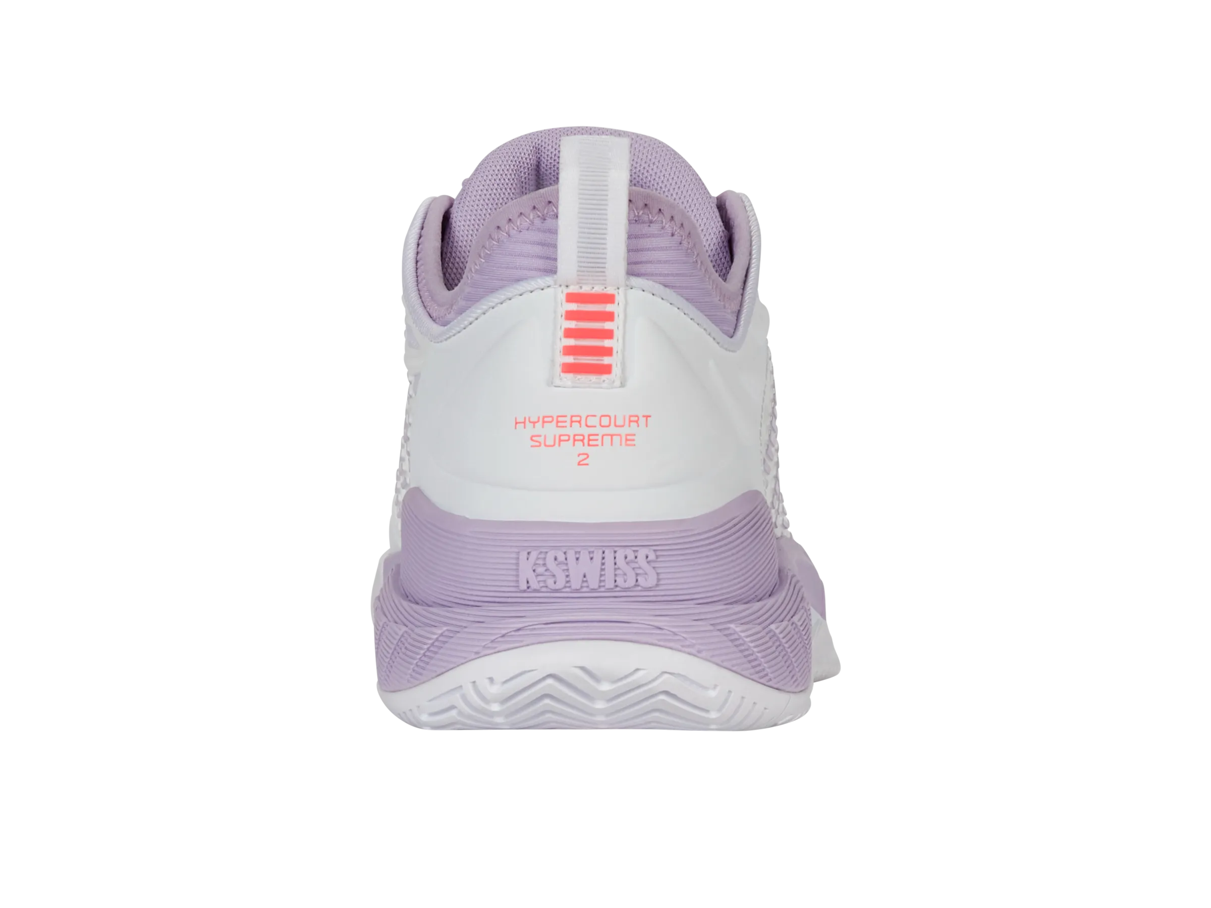 K.SWISS 99071-182-M | HYPERCOURT SUPREME 2 | WHITE/ORCHID PETAL/NEON BLAZE